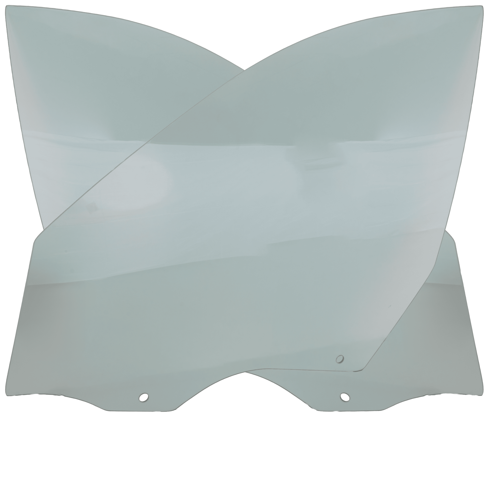 AM X1-16-23 FRONT DOOR GLASS RH AND LH Green Tint w Solar SKU SET JRB48010031 OEM 51337349495-51337349496