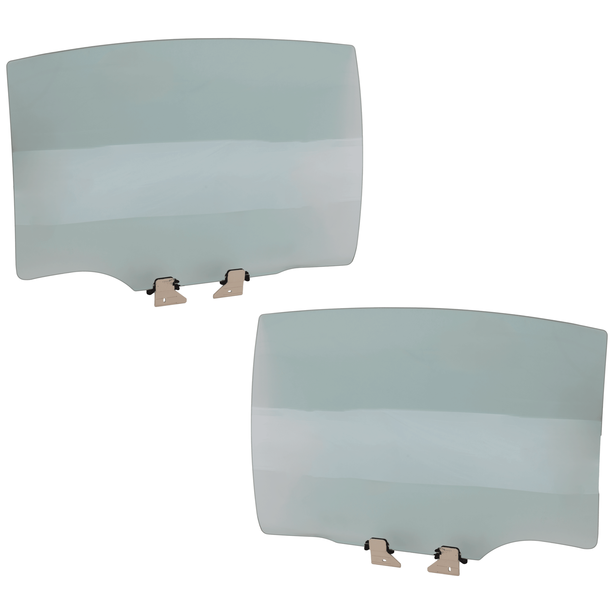 AM BUICK LUCERNE 06-11 REAR DOOR GLASS RH AND LH Green Tint Laminated w Solar Clip SKU SET JRB48130007 OEM 15830334-15830335