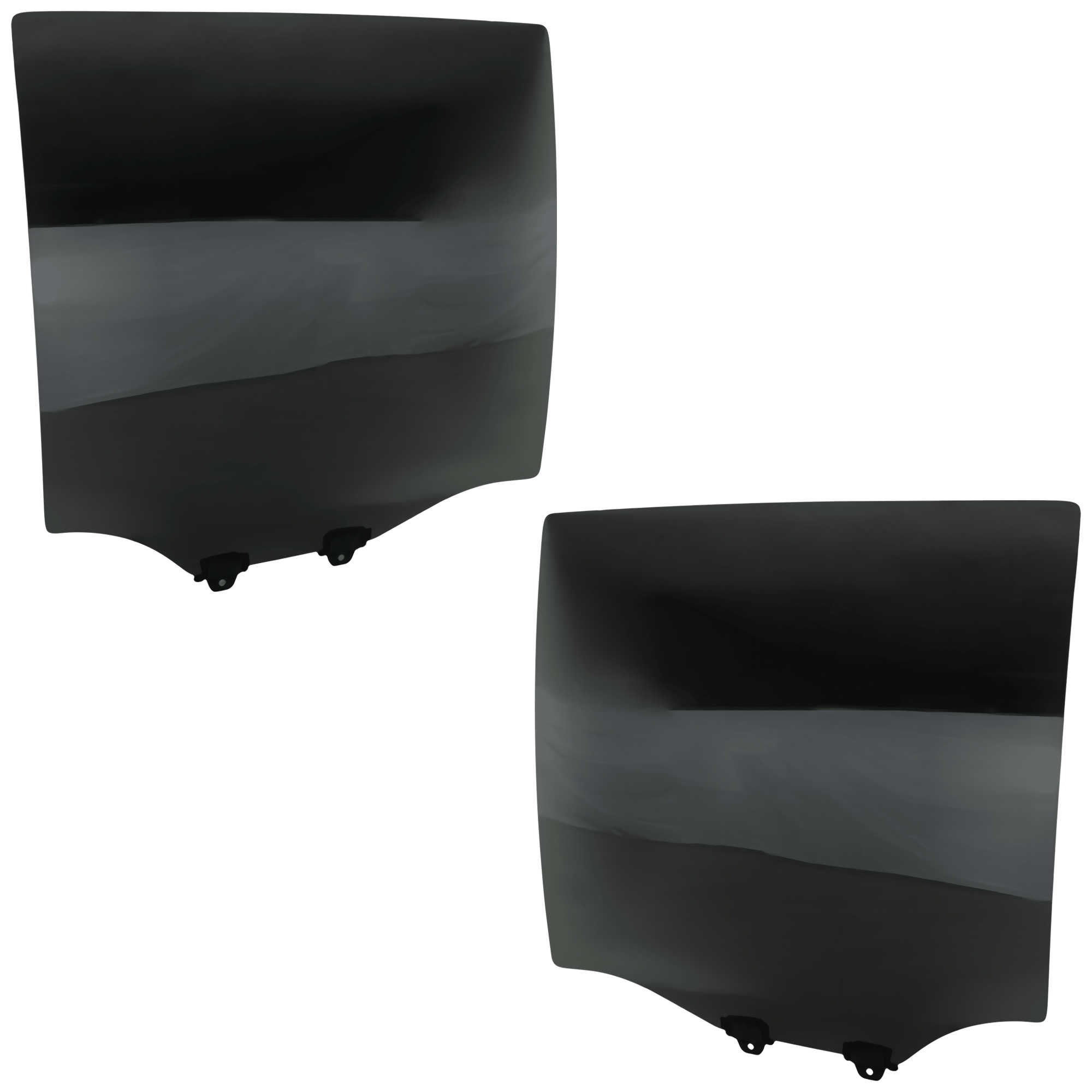 AM BUICK ENCLAVE 08-17 REAR DOOR GLASS RH AND LH Gray Tint Privacy w Solar Clip SKU SET JRB48130009 OEM 10371641-10371642