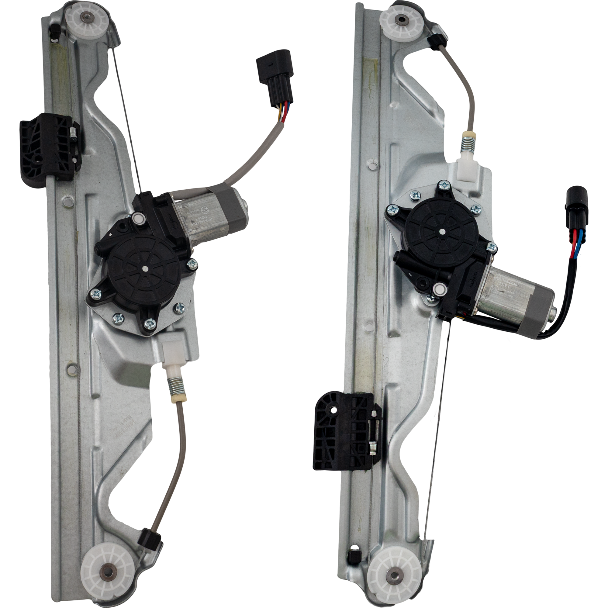 AM 5 SERIES 04-10 REAR WINDOW REGULATOR RH AND LH Power w Motor Base Model SKU SET JRB49170021 OEM 51357184745 PFM 51357184746 PF