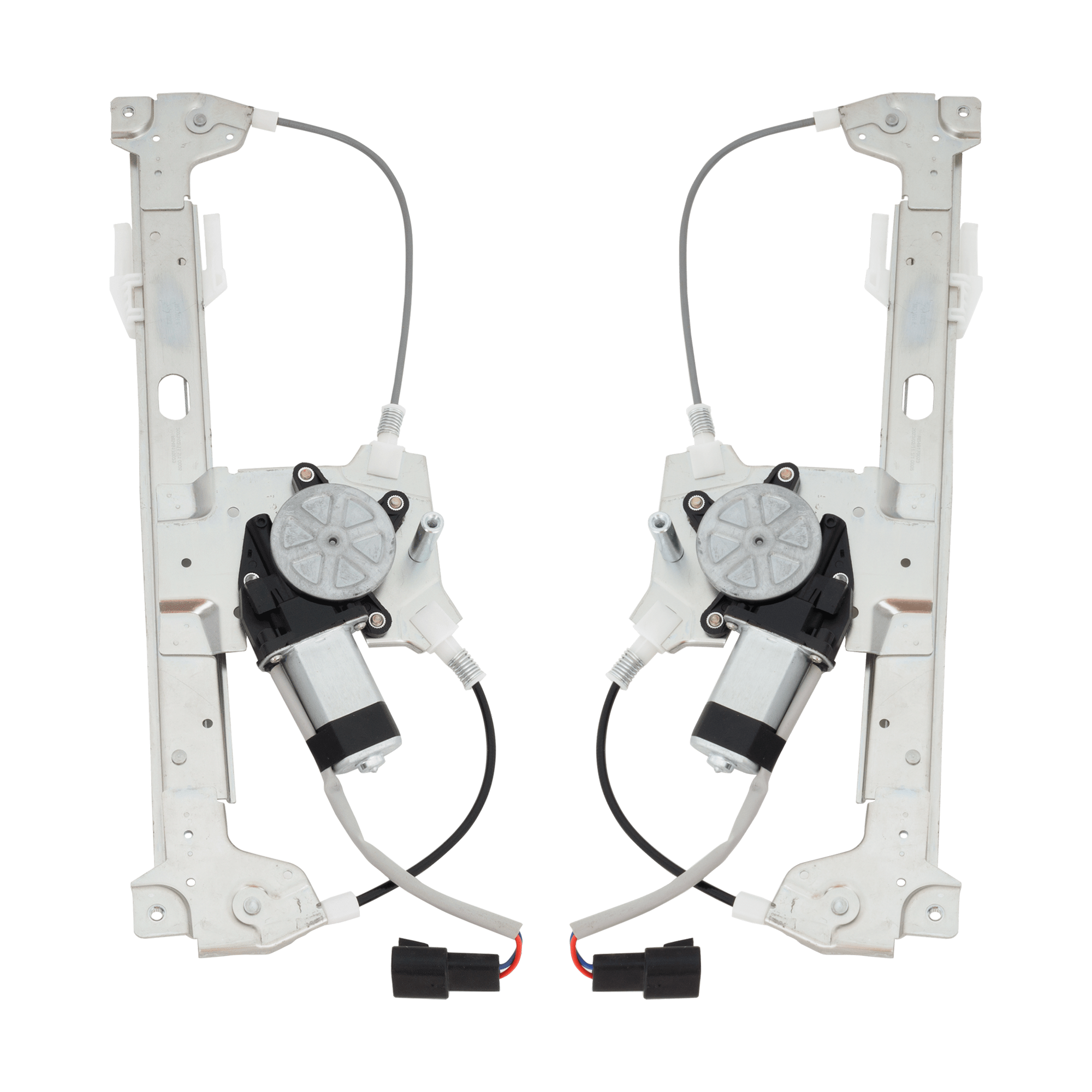 AM ALLURE 08-09 LACROSSE 05-09 REAR WINDOW REGULATOR RH AND LH Power w Motor SKU SET JRB49170023 OEM 15880669-15880670