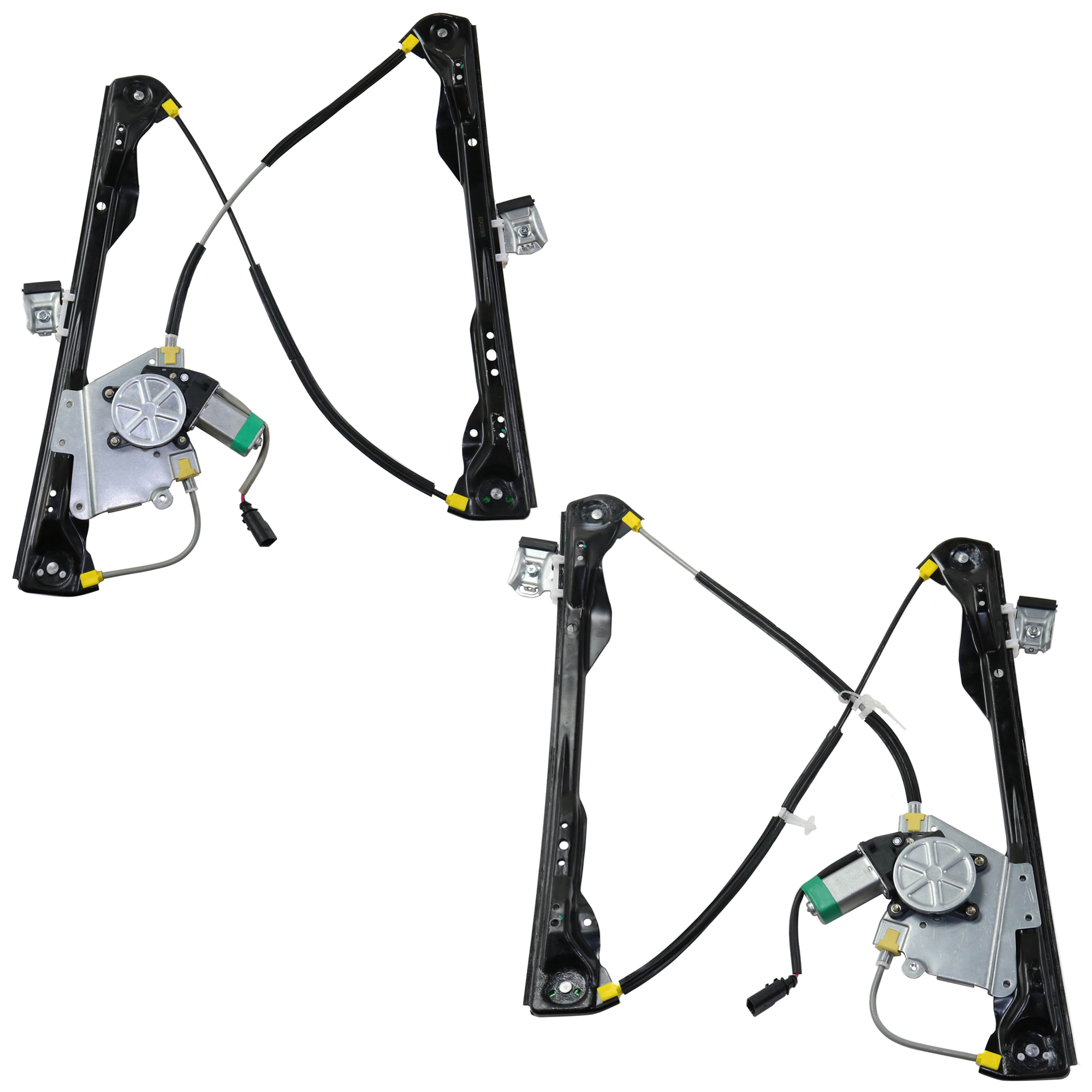 AM FOCUS 00-07 FRONT WINDOW REGULATOR RH AND LH Power w Motor 5 Door Hatchback Sedan Wagon SKU SET JRBF462901 Partslink FO1350132 FO1351132 OEM 6S4Z5423200BB 6S4Z5423201BB