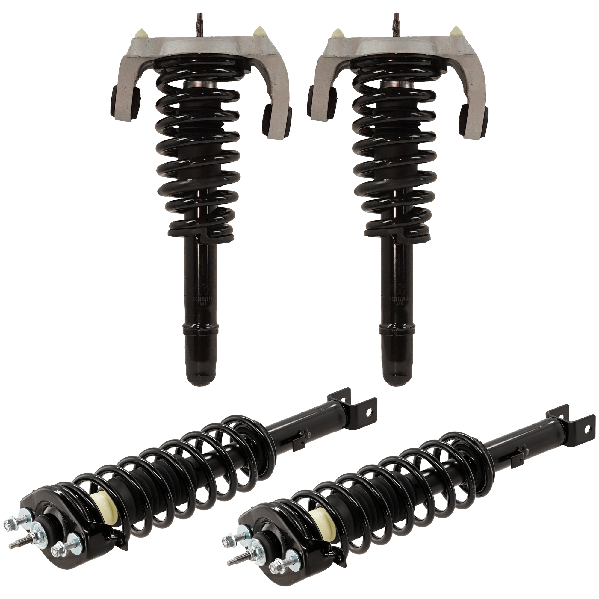 AM SEBRING STRATUS 01-06 FRONT AND REAR FULLY LOADED STRUT RH AND LH Set of 4 SKU SET JRC28050039-4 B OEM 11651-811081-816186-92140324-1