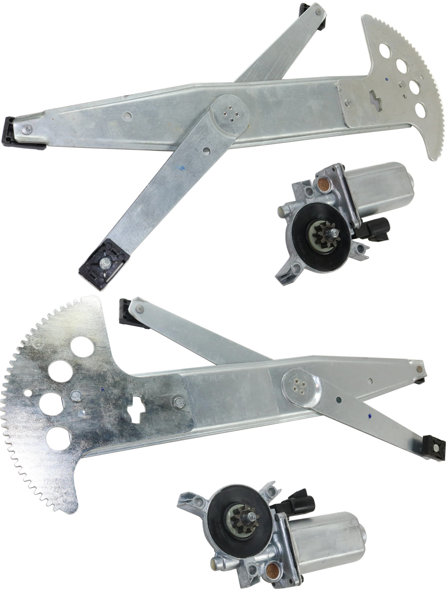 AM VENTURE 97-05 MONTANA 99-09 FRONT WINDOW REGULATOR RH and LH Power w Motor SKU SET JRC46290007 Partslink GM1350189 GM1357107 GM1351189 GM1356107 OEM 16629470 PFM 22702139-16629471