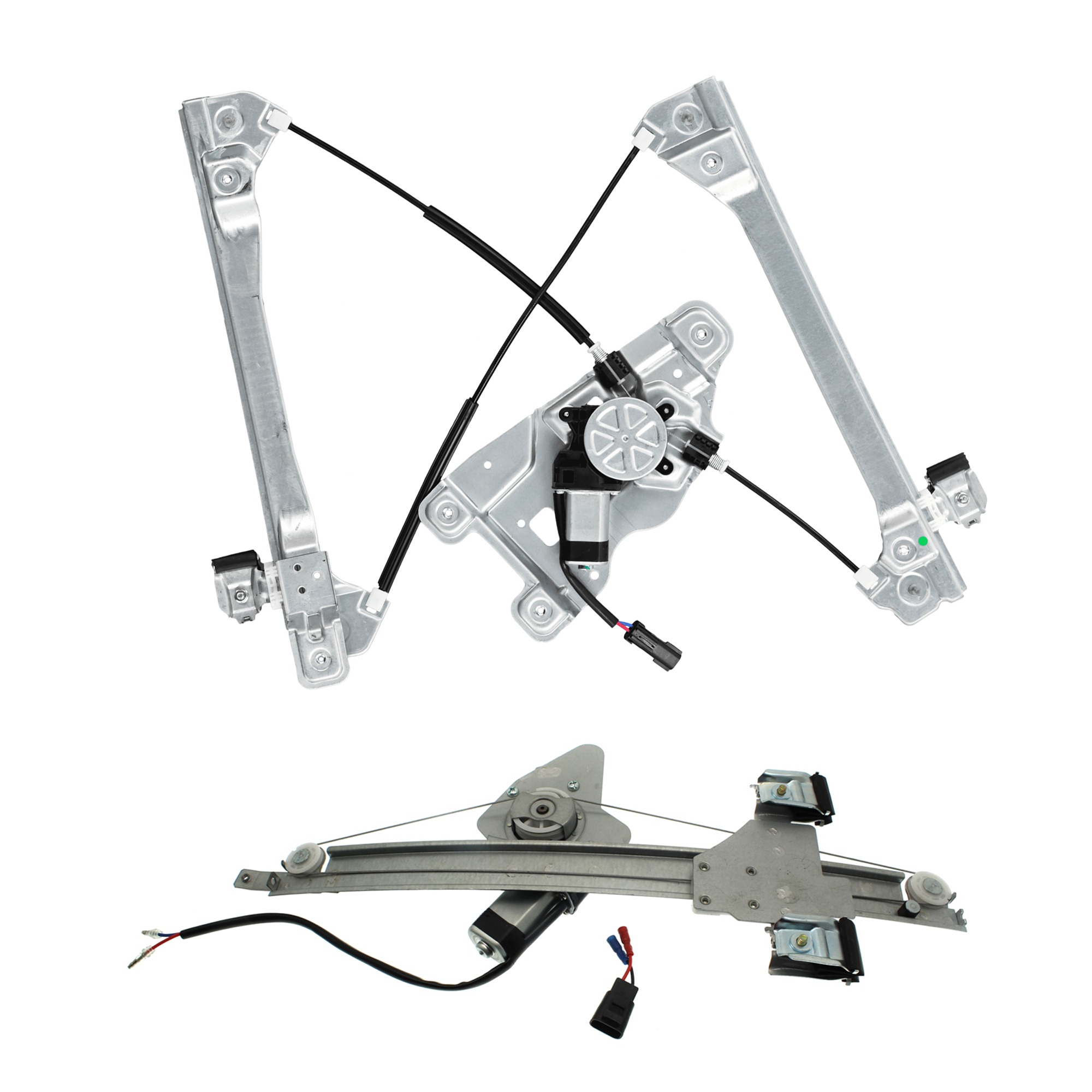 AM EQUINOX 12-17 FRONT AND REAR WINDOW REGULATOR LH Power w Motor SKU SET JRC46290036 Partslink GM1350226 GM1550166 OEM 22803201-22803636