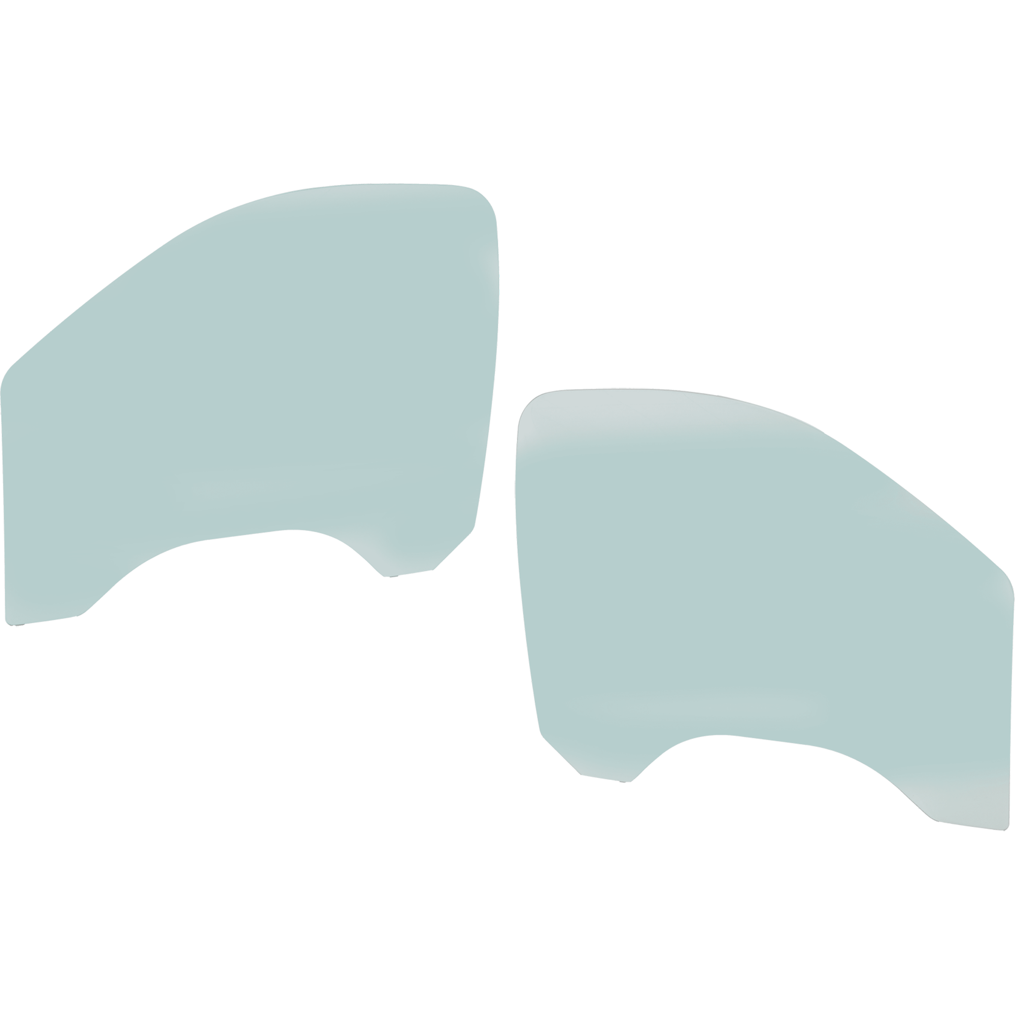 AM CHEVROLET SILVERADO GMC SIERRA 1500-07-13 FRONT DOOR GLASS RH AND LH Green Tint SKU SET JRC48010033 OEM 15175143-15175144