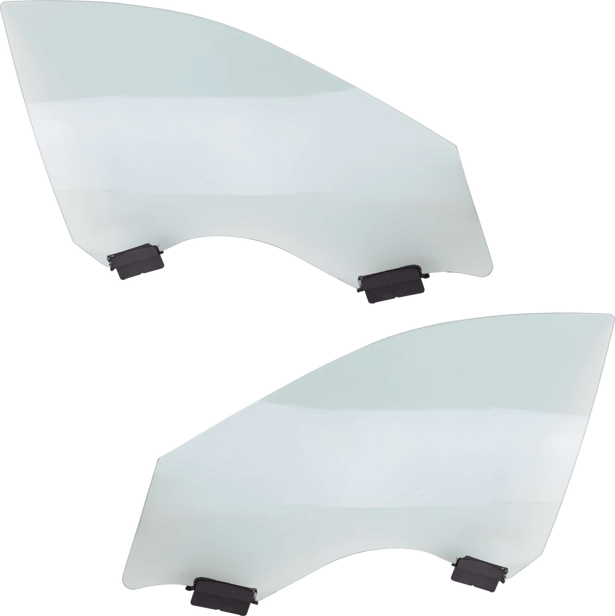 AM CTS 14-19 FRONT DOOR GLASS RH AND LH Green Tint Laminated w Solar Clip Sedan SKU SET JRC48010065 OEM 84532019-84532020