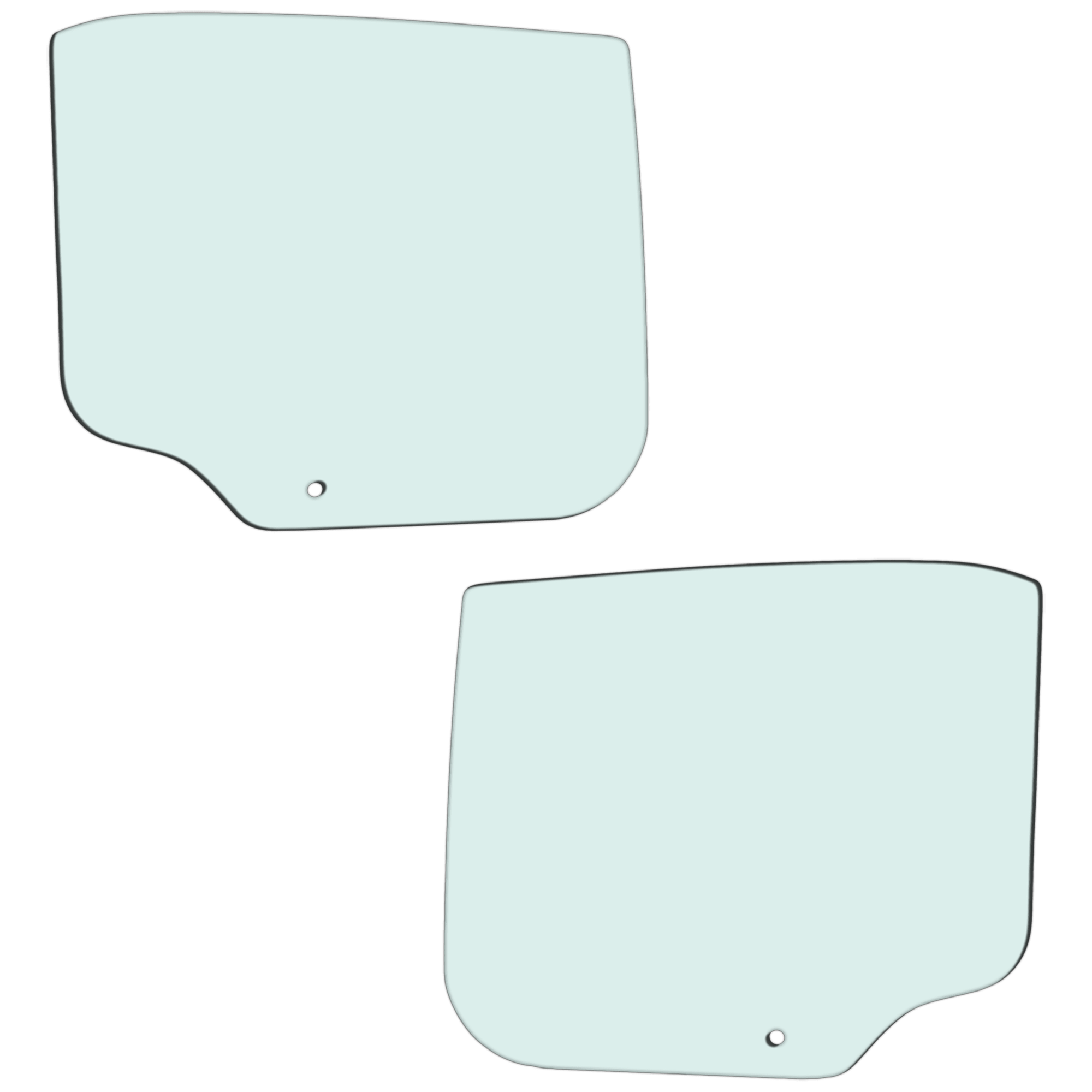 AM CHRYSLER 300-11-23 REAR DOOR GLASS RH AND LH Green Tint w Solar SKU SET JRC48130029 OEM 55113490AD 55113491AD