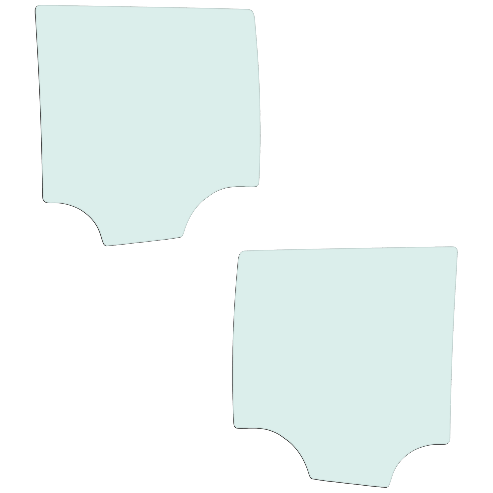 AM SUBURBAN YUKON XL 15-20 REAR DOOR GLASS RH AND LH Green Tint w Solar SKU SET JRC48130053 OEM 20979100-84321995-20979101-843