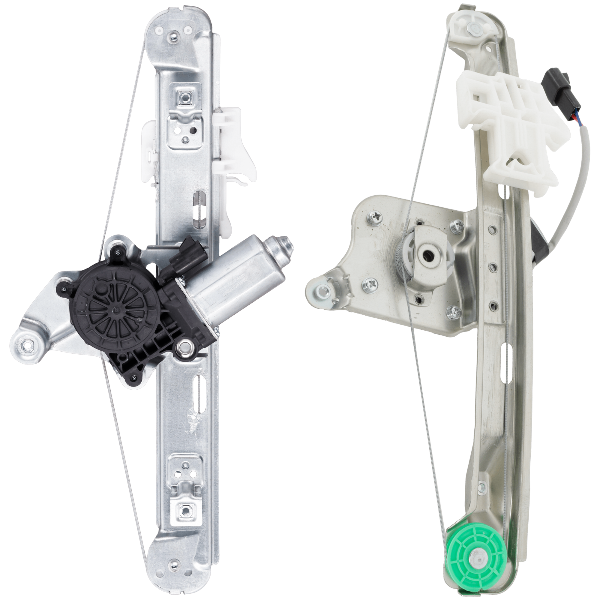 AM MALIBU 05-08 REAR WINDOW REGULATOR RH AND LH Power w Motor From 6-6-05 Includes 2008 Classic SKU SET JRC49170005 A Partslink GM1550107 GM1551149 OEM 15270573-25797228-25797227