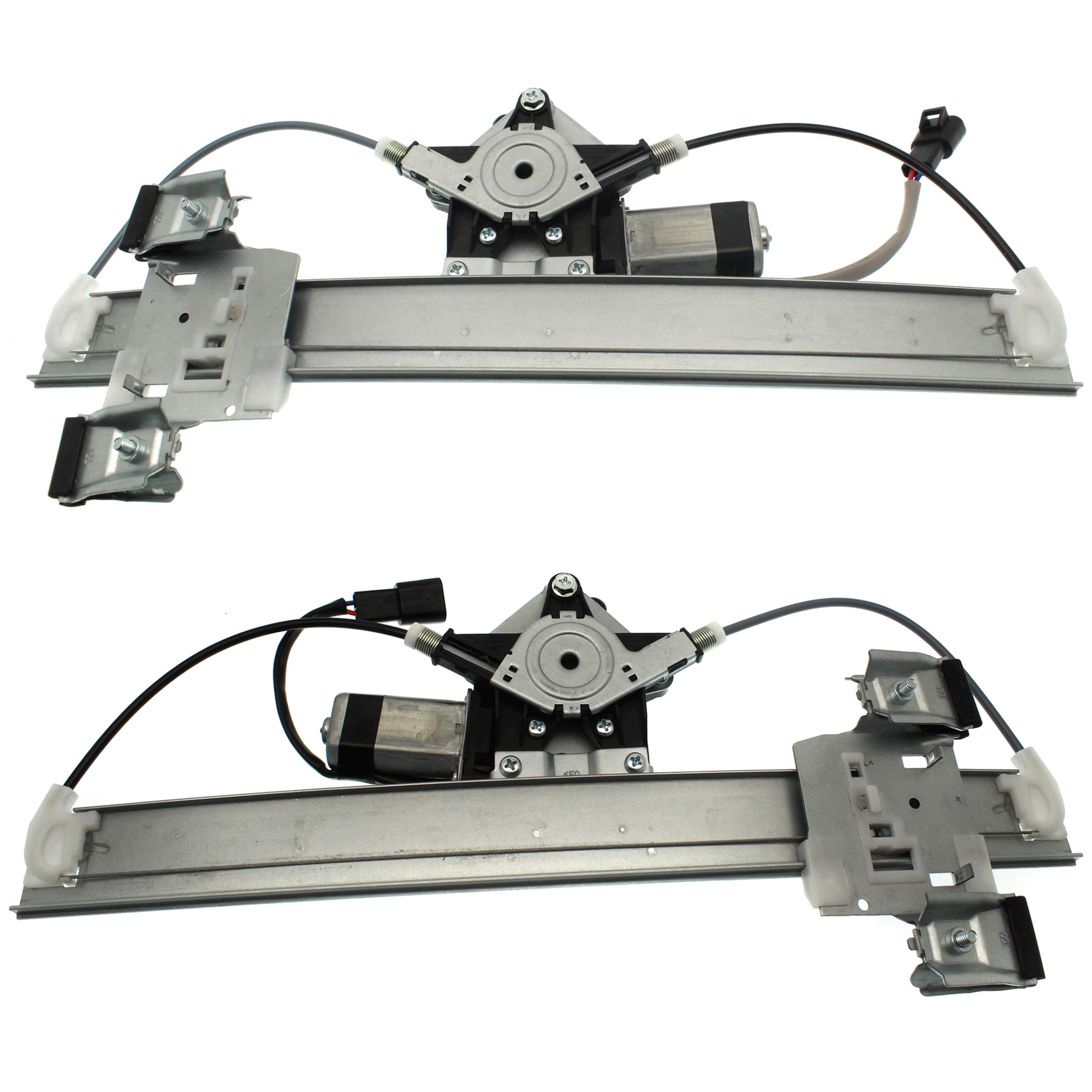 AM HHR 06-11 REAR WINDOW REGULATOR RH AND LH Power w Motor SKU SET JRC49170007 Partslink GM1550161 GM1551161 OEM 22714333-22714334
