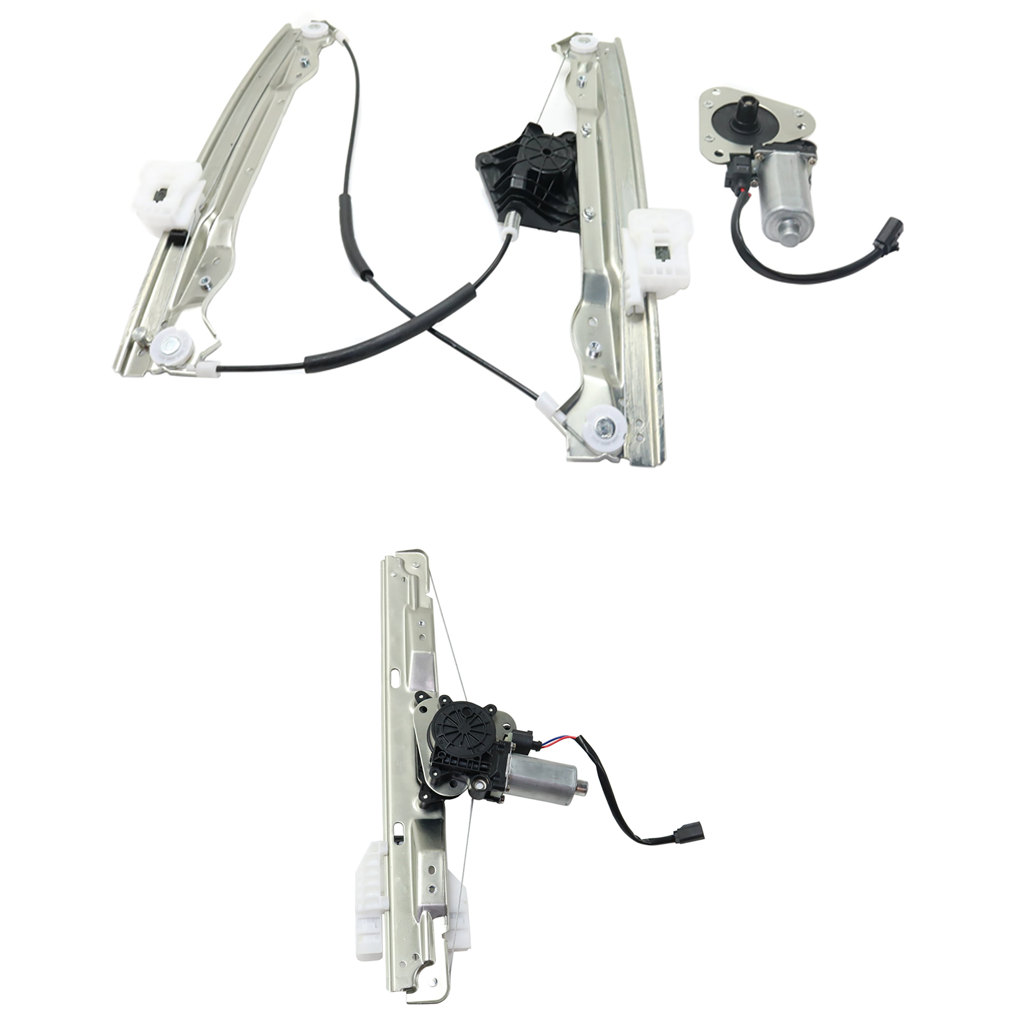 AM AVENGER 08-10 FRONT AND REAR WINDOW REGULATOR RH Power w Motor w 2 Pin Connector SKU SET JRC49170009 A Partslink CH1351149 OEM 68023490AA PFM 68020566AA 6802