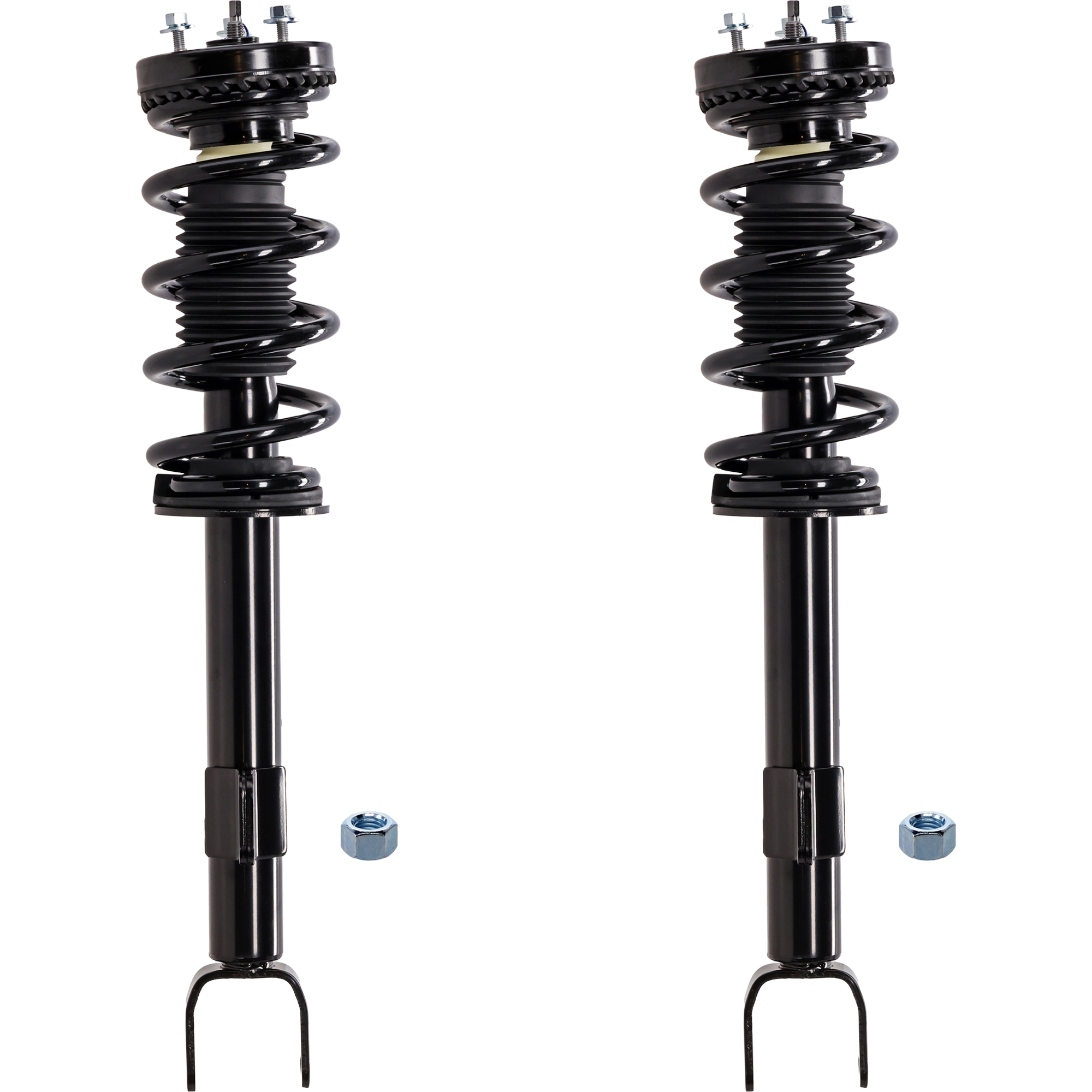 AM CHALLENGER 12-23 CHARGER 12-17-19-23 FRONT FULLY LOADED STRUT RH AND LH Gas Charged Twin tube 3.6L Engine Set of 2 SKU SET JRD28050007-2 OEM 172665-1345791-1345795-1345799