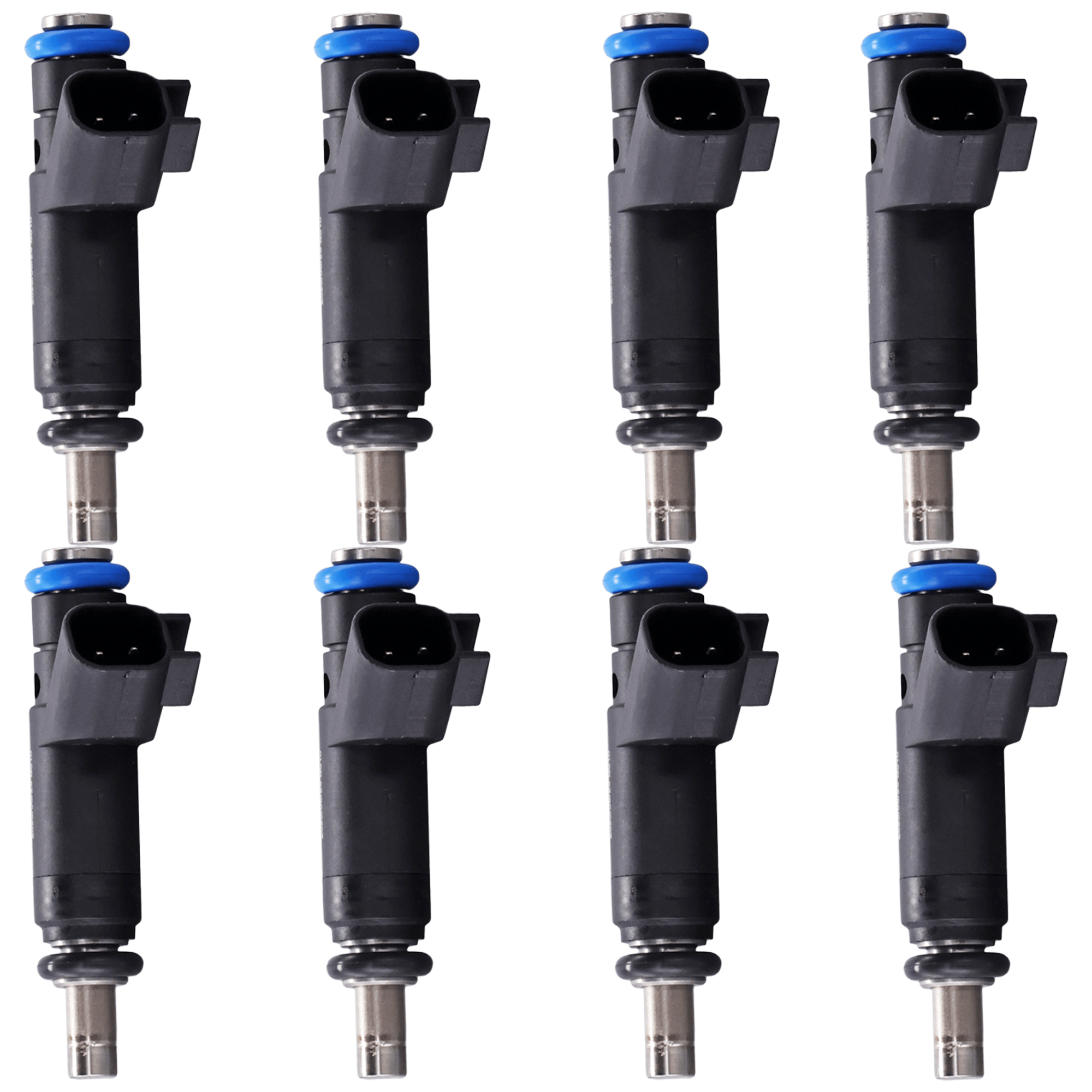 AM CHARGER 06-09 DAKOTA 08-10 FUEL INJECTOR 2 Male Blade Terminal Set of 8 SKU SET JRD31430009-8 OEM 4591851AA 4591851AB 68045799AA