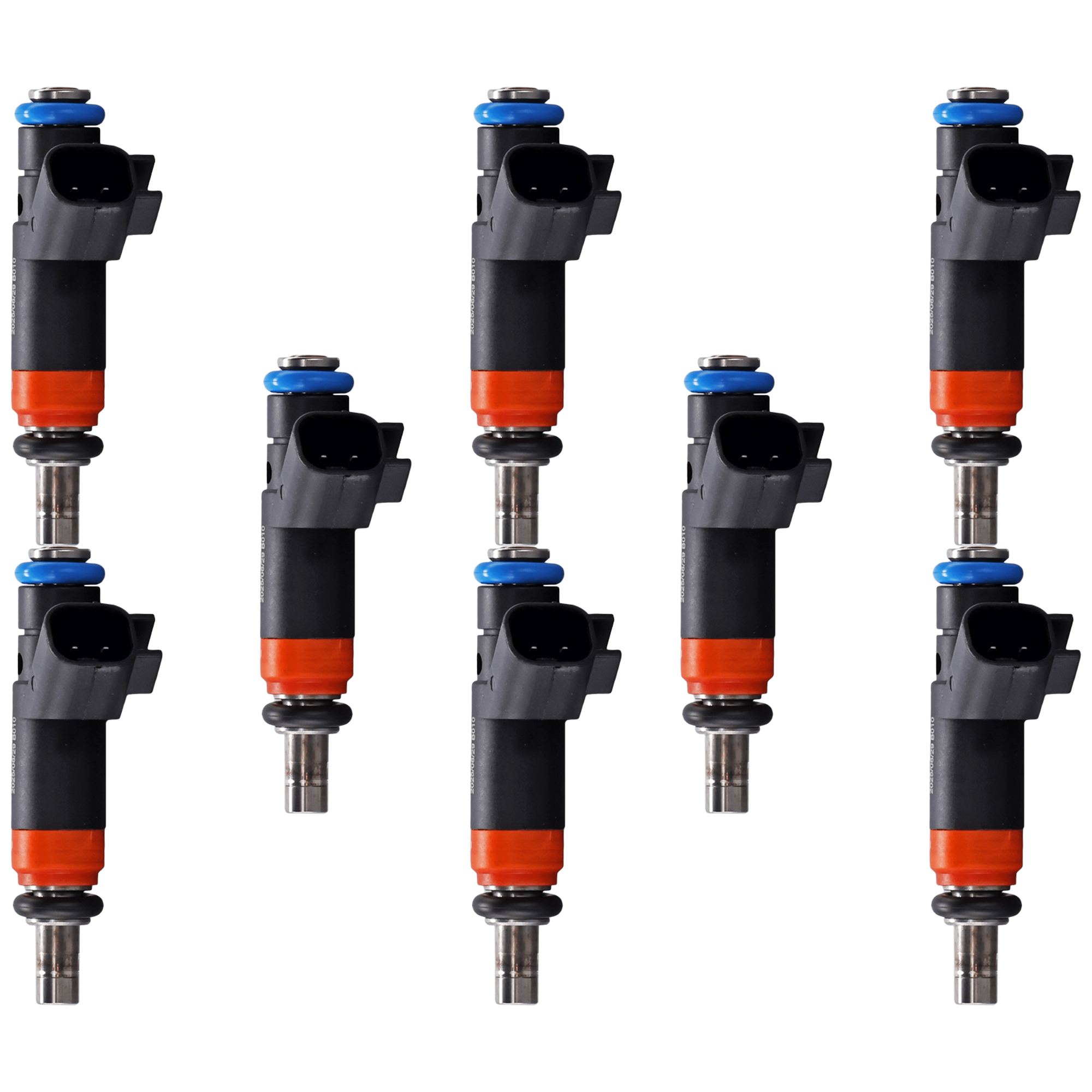 AM CHARGER 06-18 DURANGO 11-18 FUEL INJECTOR 2 Male Blade Terminal Top Feed System Type Set of 8 SKU SET JRD31430010-8