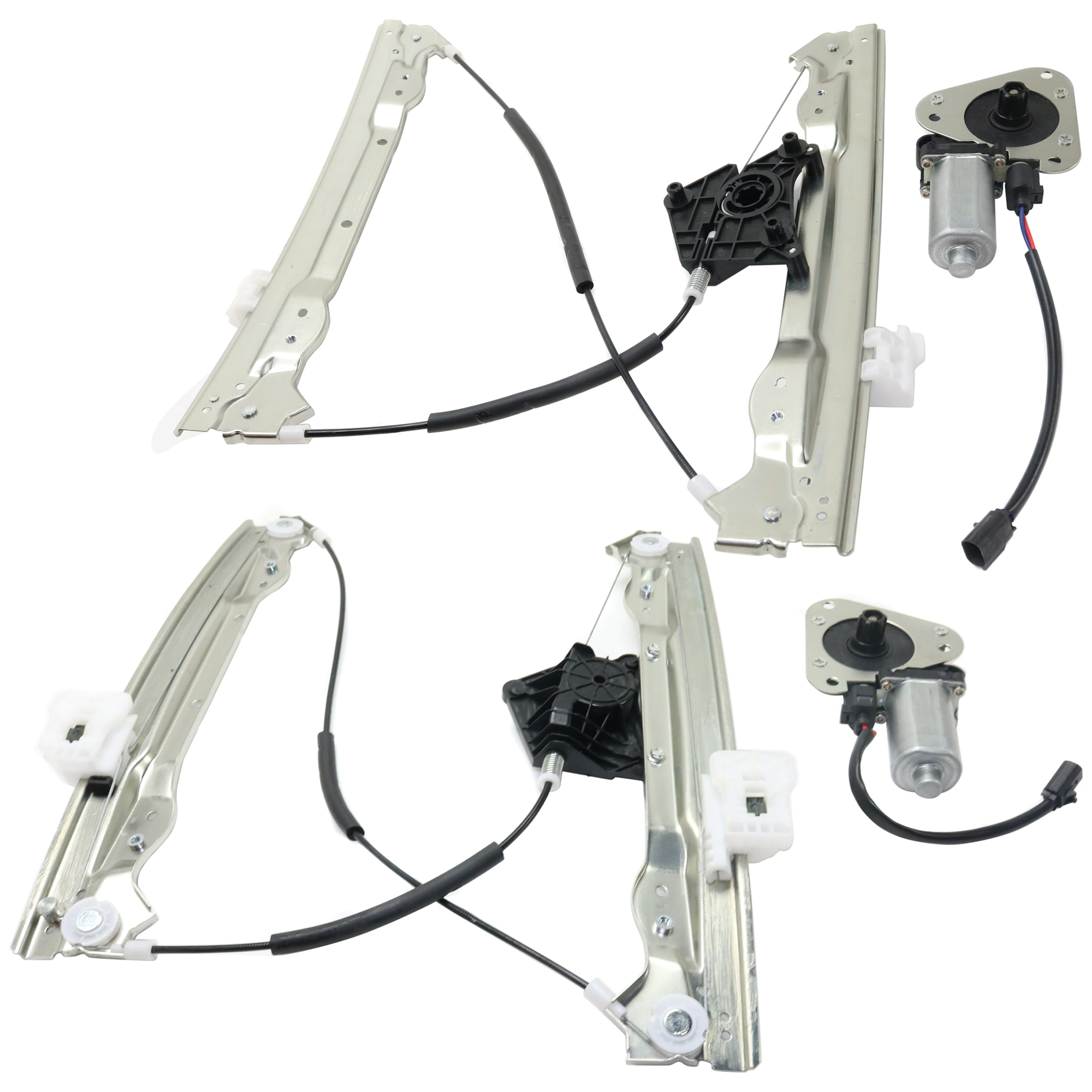 AM AVENGER 08-10 FRONT WINDOW REGULATOR RH AND LH Power w Motor SKU SET JRD46290003 Partslink CH1350149 CH1351149 OEM 68023490AA PFM 68020566AA 6802