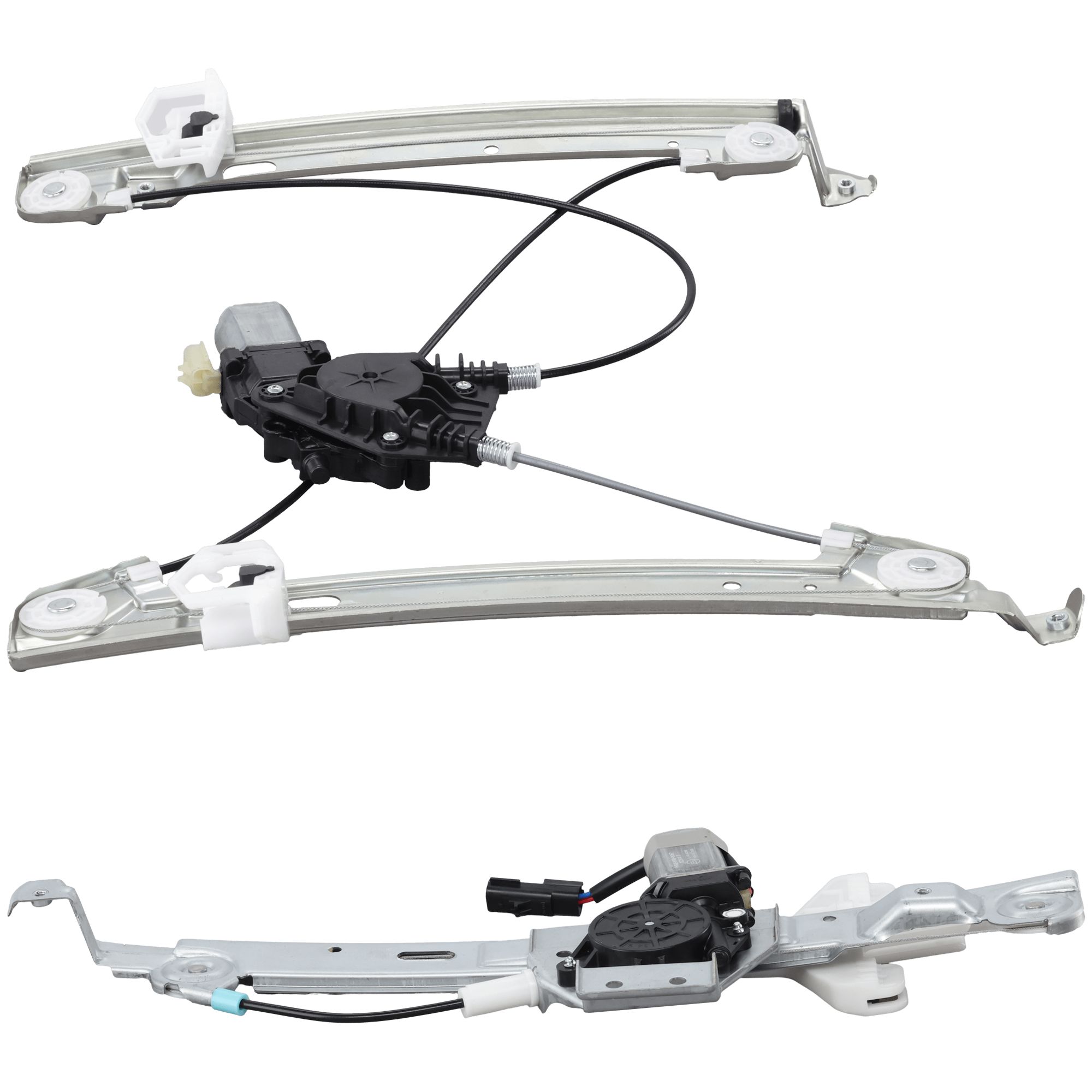 AM CALIBER 07-12 FRONT AND REAR WINDOW REGULATOR LH Power w Motor SKU SET JRD46290006 Partslink CH1550110 OEM 5179943AA PFM 5179961AA 517995