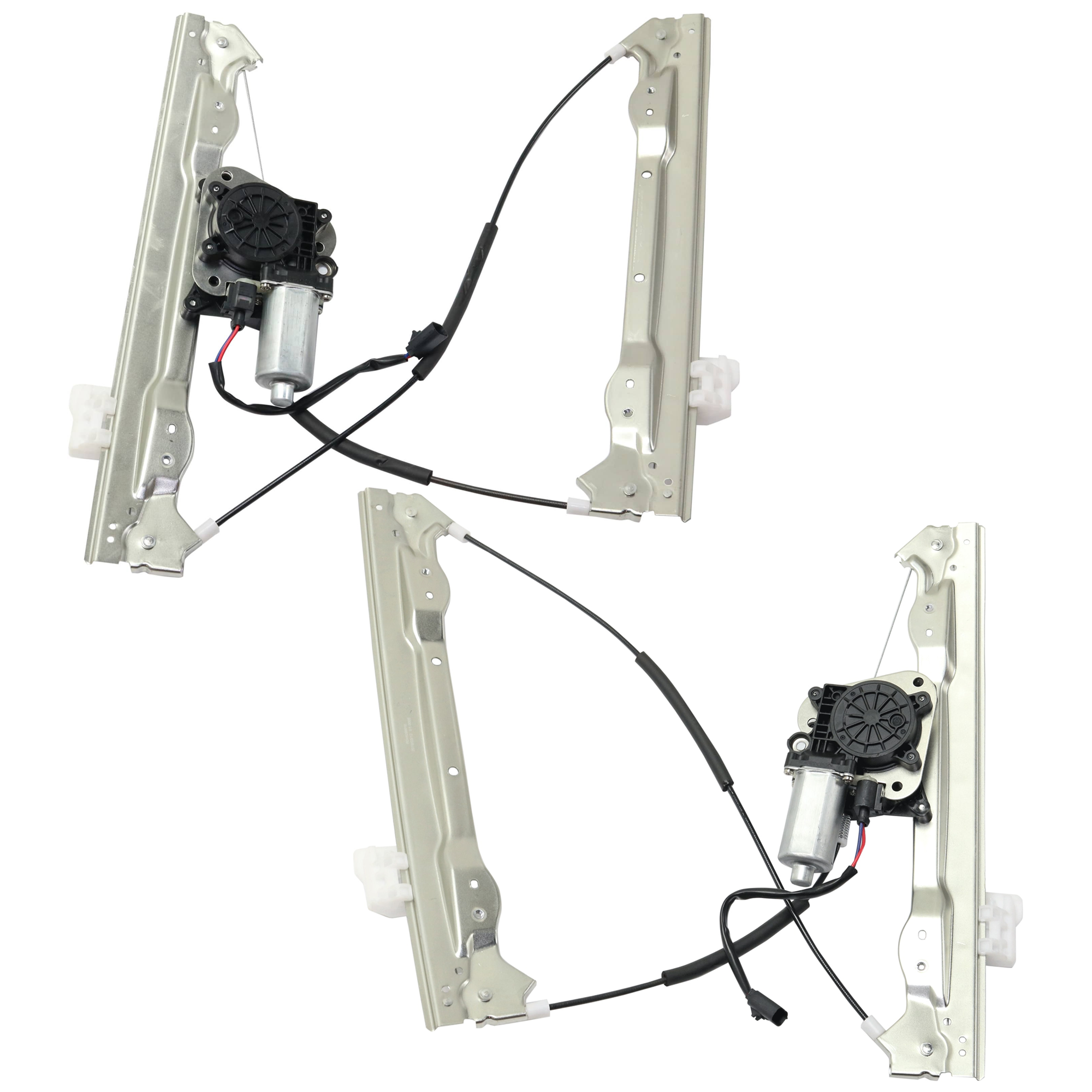 AM AVENGER CHRYSLER 200-11-14 FRONT WINDOW REGULATOR RH and LH Set of 2 Power w Motor Sedan SKU SET JRD46290009 Partslink CH1350166 CH1351166 OEM 68104204AA PFM 68021446AA 6810