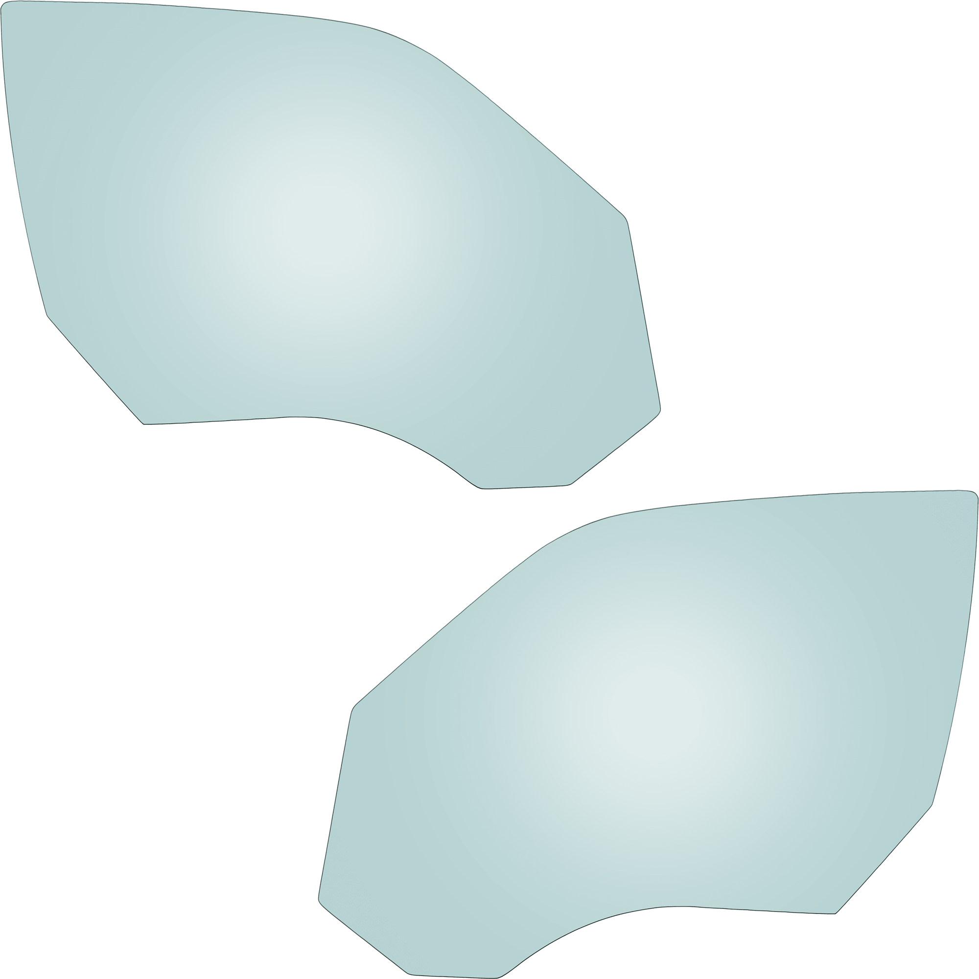 AM DODGE MAGNUM 05-08 CHRYSLER 300-05-10 FRONT DOOR GLASS RH AND LH Green Tint w Solar SKU SET JRD48010005 OEM 5065486AD 5065487AD