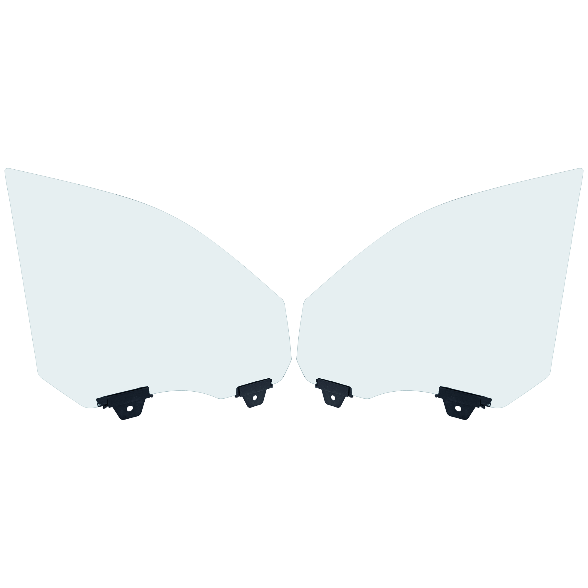 AM DODGE DURANGO 11-23 JEEP GRAND CHEROKEE 11-20 FRONT DOOR GLASS RH AND LH Green Tint Laminated w Solar Clip SKU SET JRD48010021 OEM 68068670AD 68068671AD