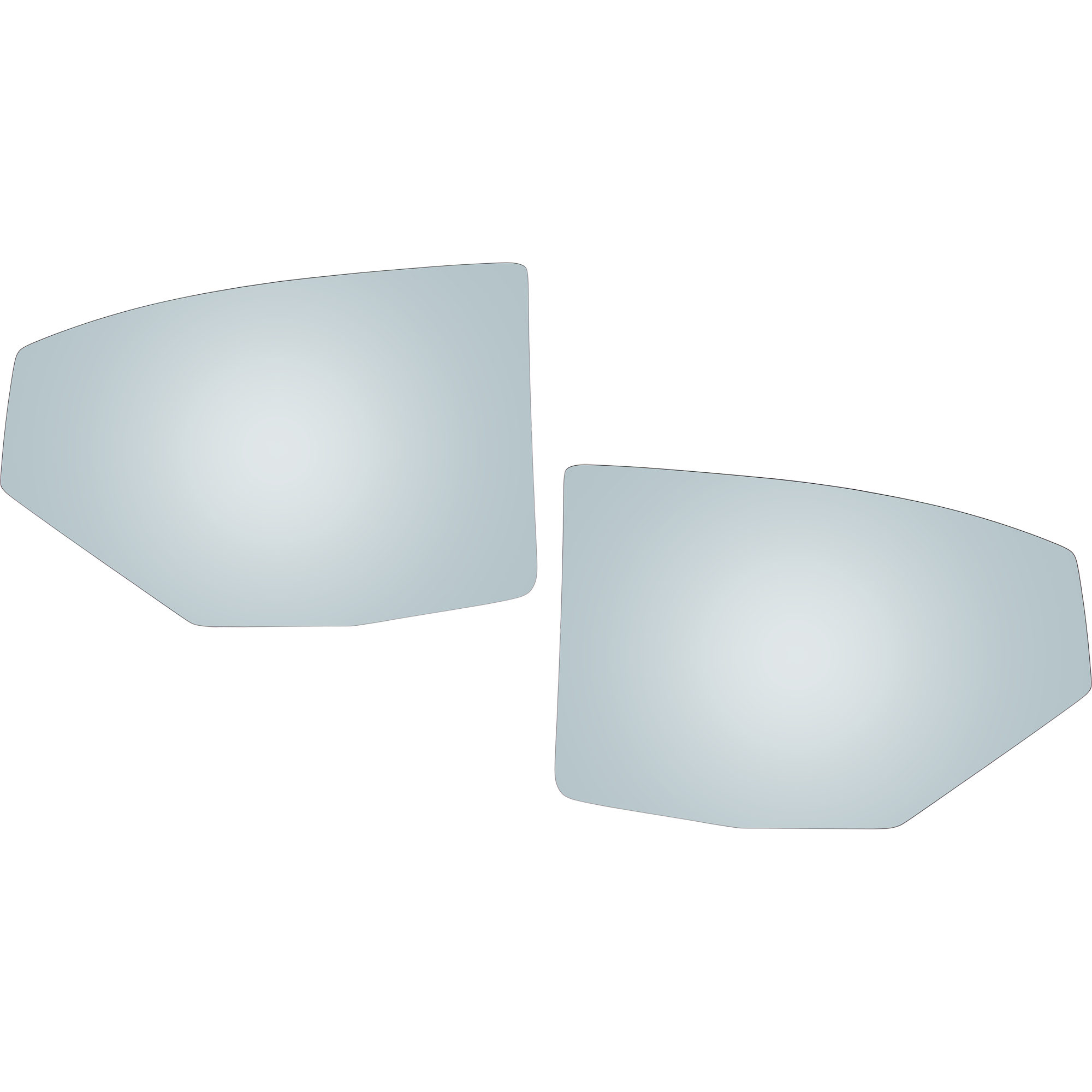 AM DODGE CHARGER 06-10 REAR DOOR GLASS RH AND LH Green Tint w Solar SKU SET JRD48130005 OEM 5065484AB 5065485AB