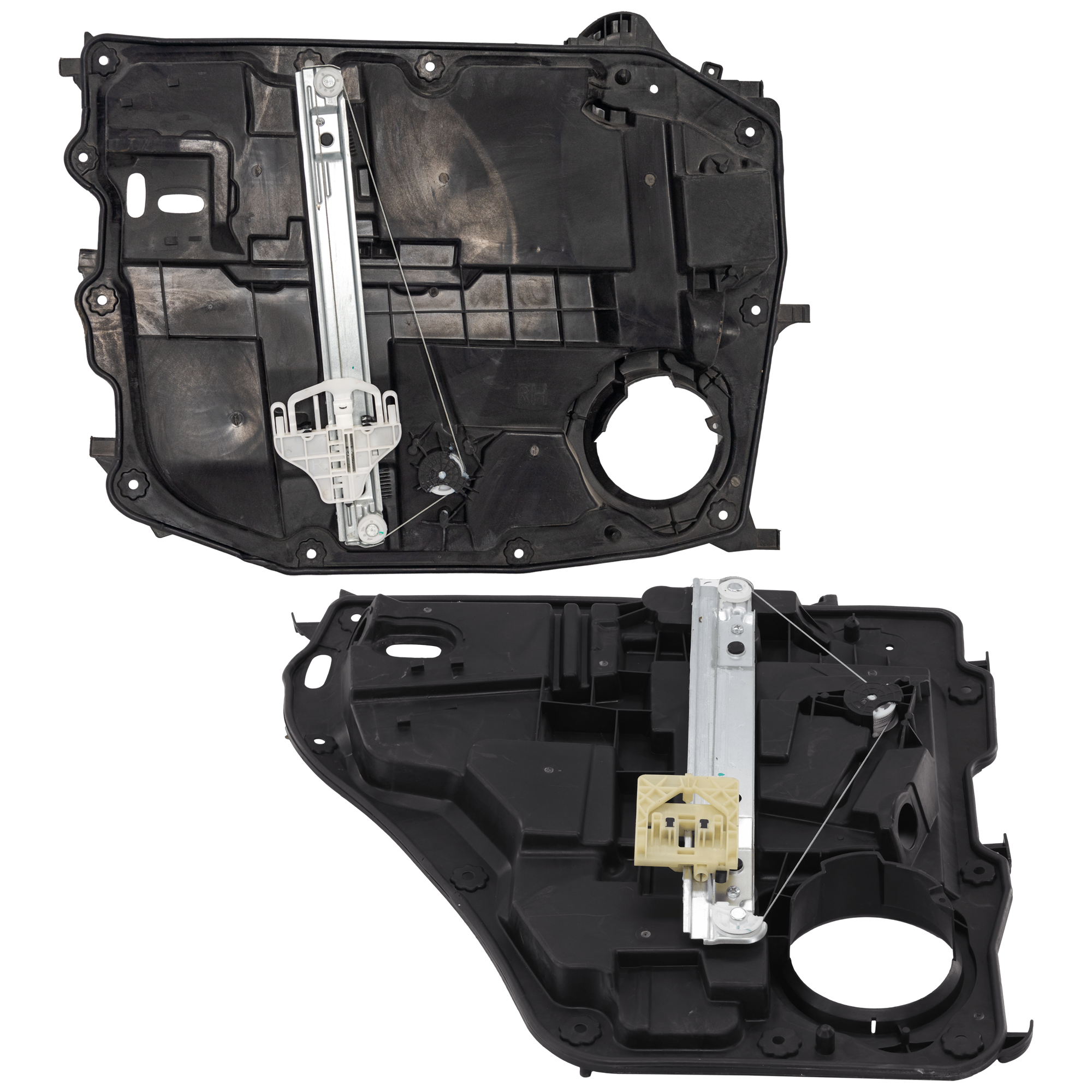 AM NITRO 07-11 FRONT AND REAR WINDOW REGULATOR RH Power w Motor and Panel SKU SET JRD49170007 A Partslink CH1351167 CH1551134 OEM 68004820AA PFM 68004822AA