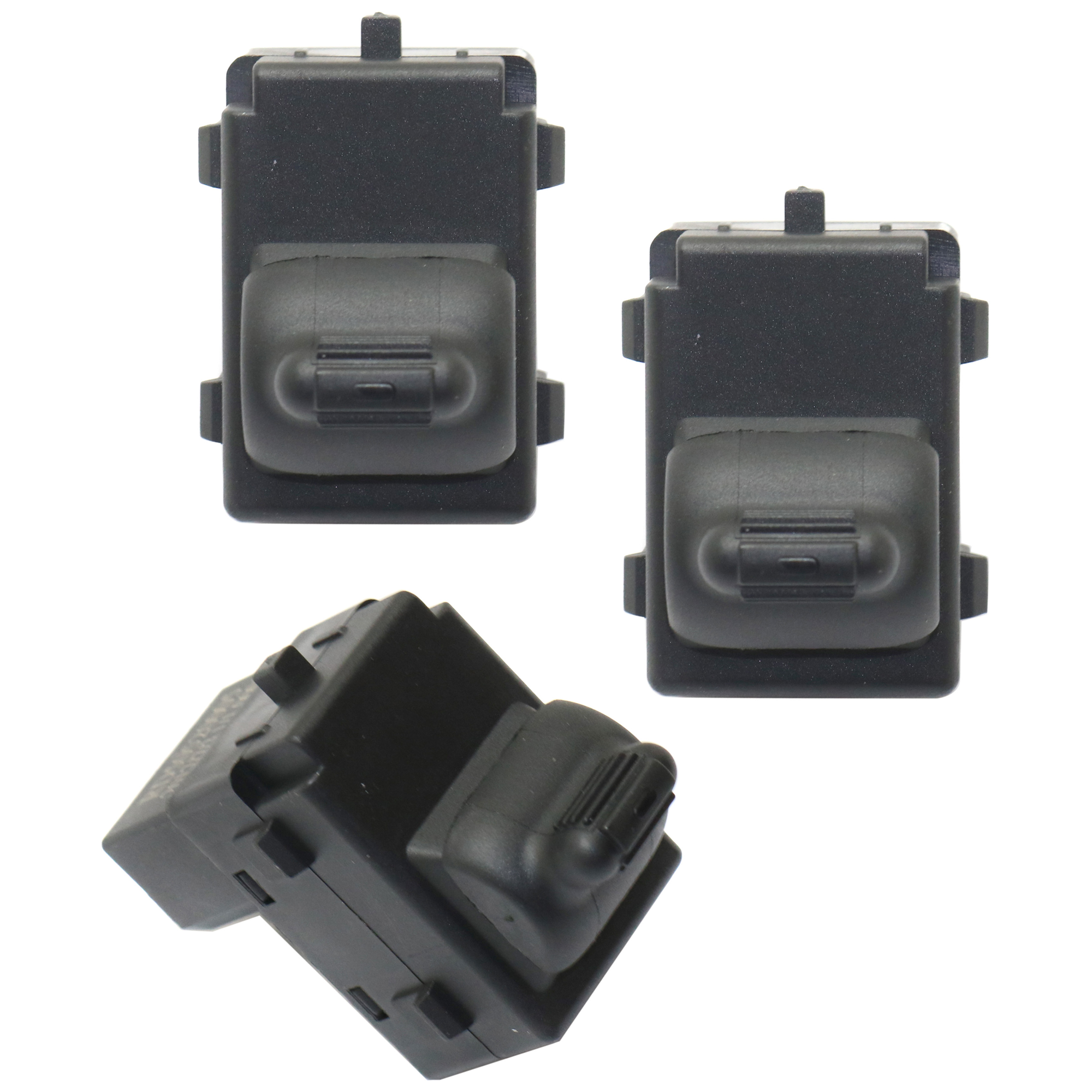AM CHEROKEE 97-01 RAM FULL SIZE PICKUP 02-10 FRONT AND REAR WINDOW SWITCH RH AND LH Black Set of 3 SKU SET JRD50520005-3 OEM 4602465AA 56007695AB 5600769