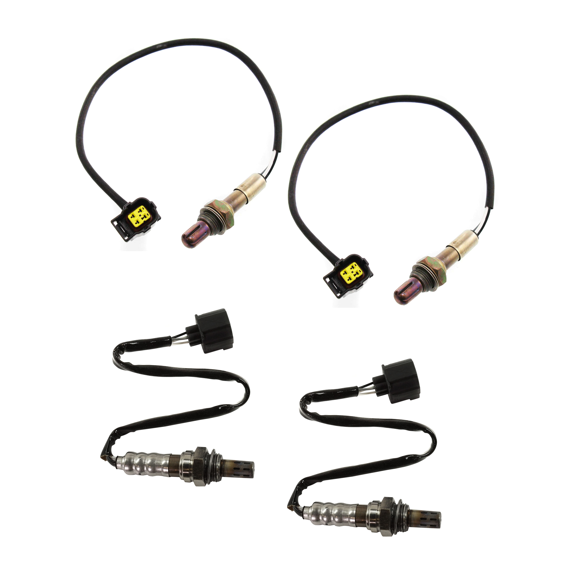 AM CHRYSLER 300 DURANGO 05-21 OXYGEN SENSOR Heated 4 Wire Set of 4 Before and After Catalytic Converter SKU SET JRD96090004-4