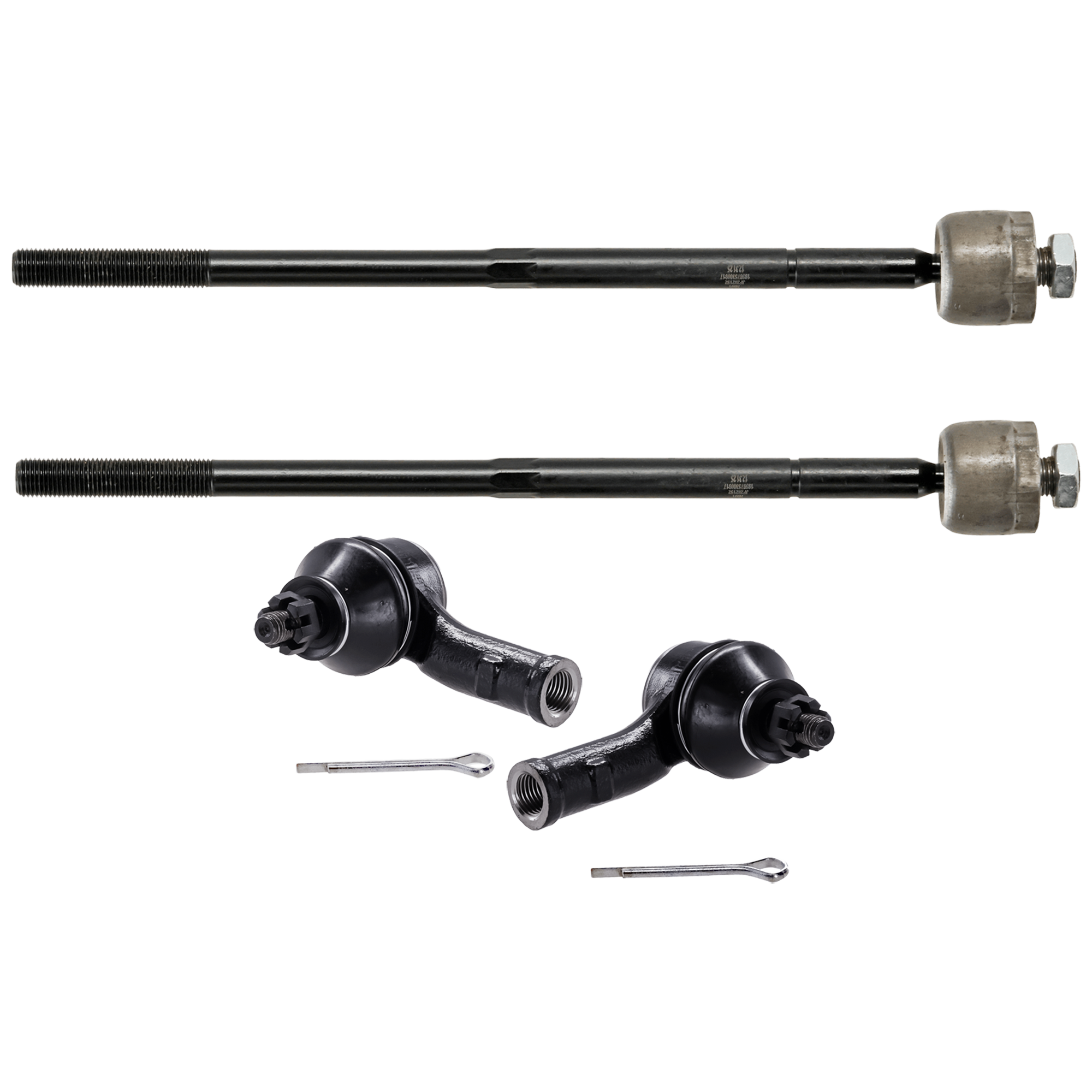 AM FOCUS 09-11 FRONT TIE ROD RH AND LH Inner and Outer SKU SET JRF28210017-4C OEM 8S4Z3A130A 8S4Z3A130B 9S4Z3280