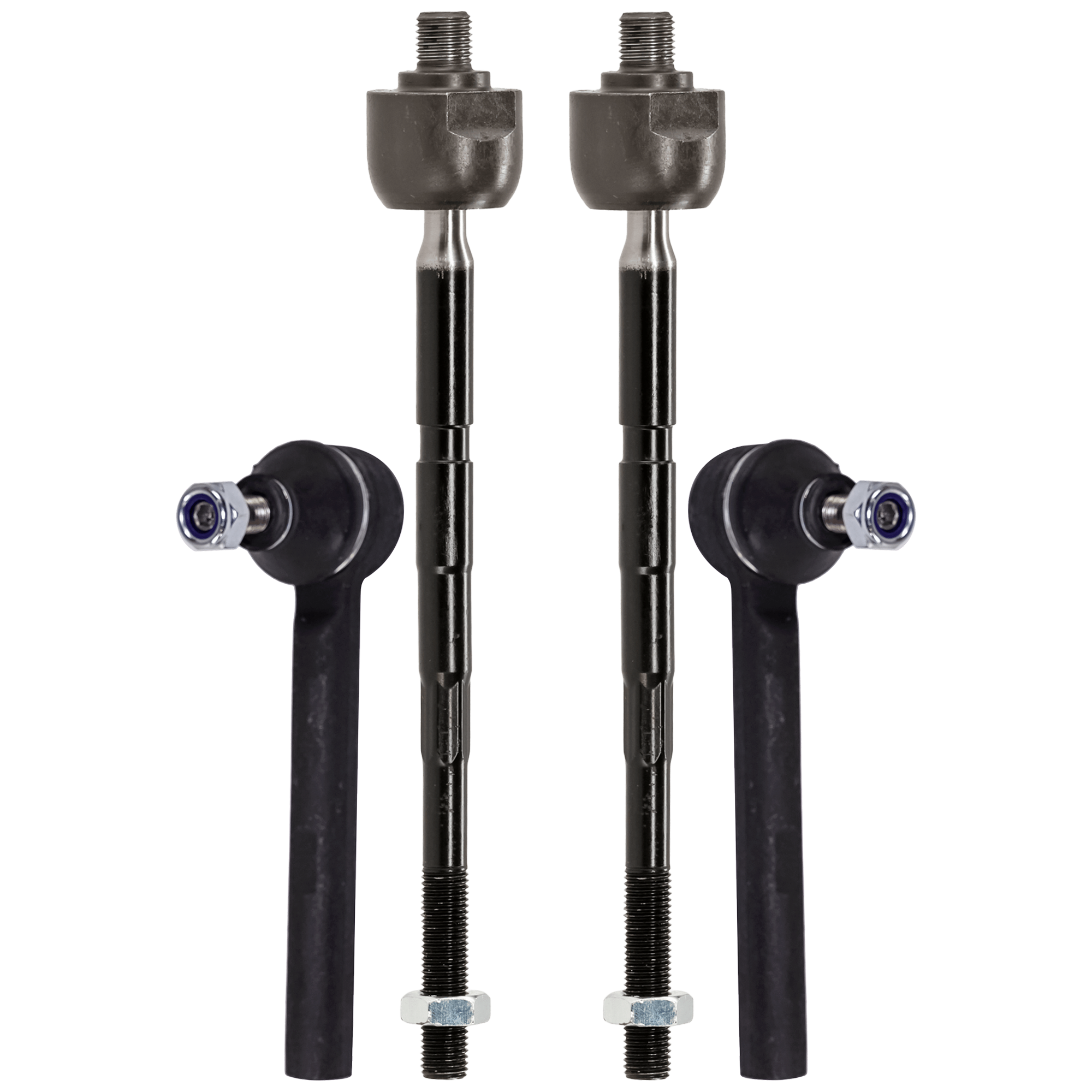 AM 500-12-19 FRONT TIE ROD RH AND LH Inner and Outer SKU SET JRF28210025 OEM 1017709-4012584-68111382AA TO2