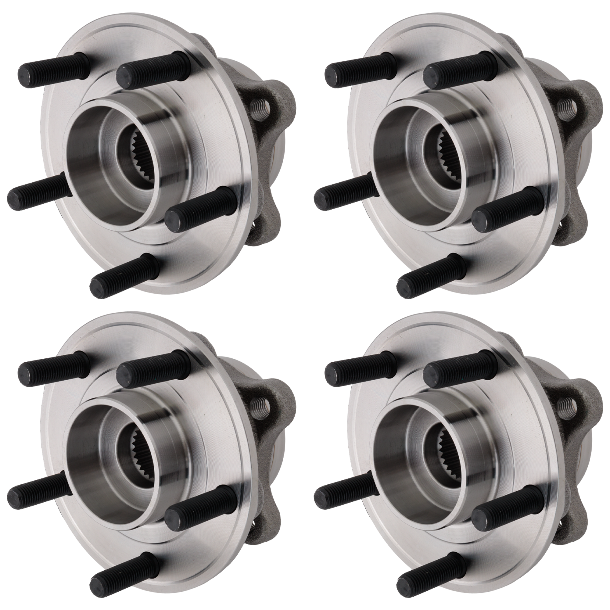AM FUSION 13-20 MKZ 13-16 FRONT AND REAR HUB ASSEMBLY 5 Studs 5 x 4.25 in. Bolt Pattern SKU SET JRF28370006-4 OEM DG9Z1104E