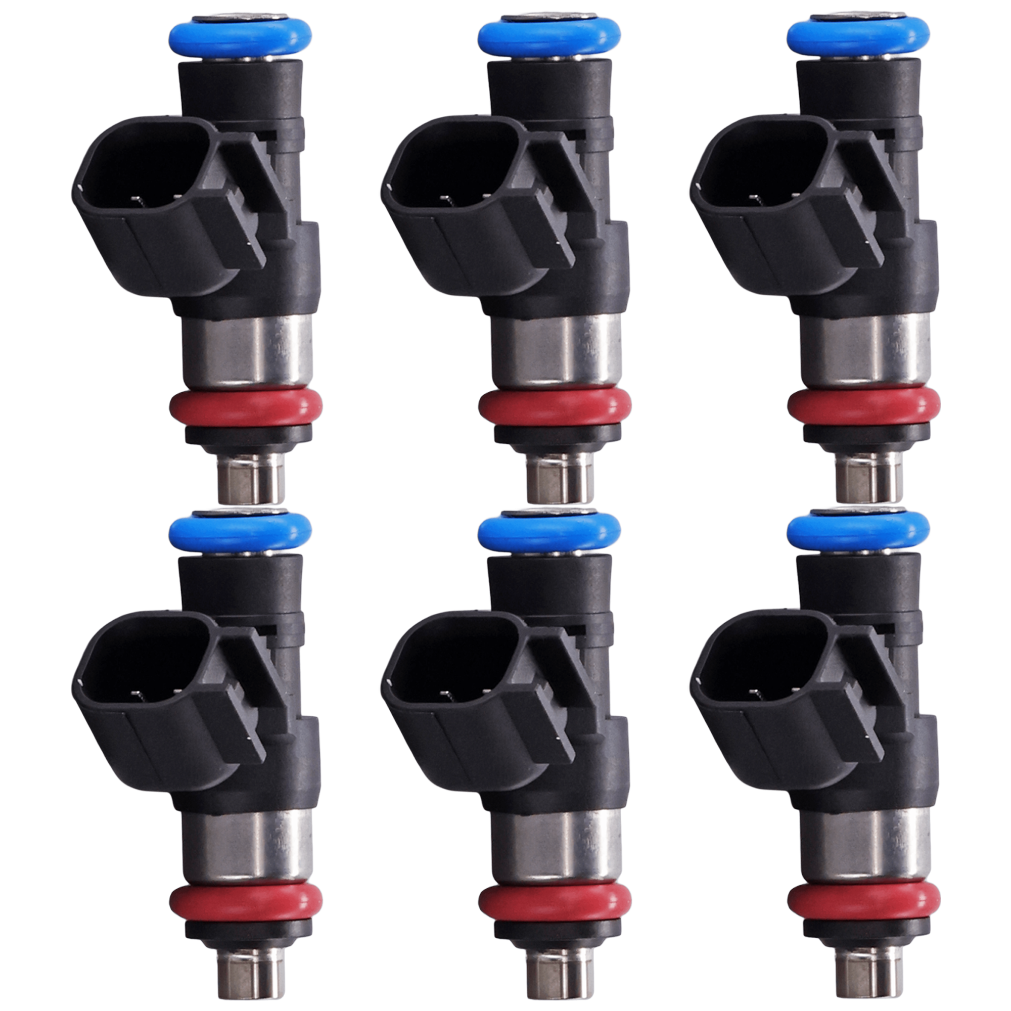 AM EDGE 07-10 FLEX 09-12 FUEL INJECTOR 2 Male Blade Terminal Set of 6 SKU SET JRF31430009-6 OEM 7T4Z9F593A 7T4Z9F593B CY011325