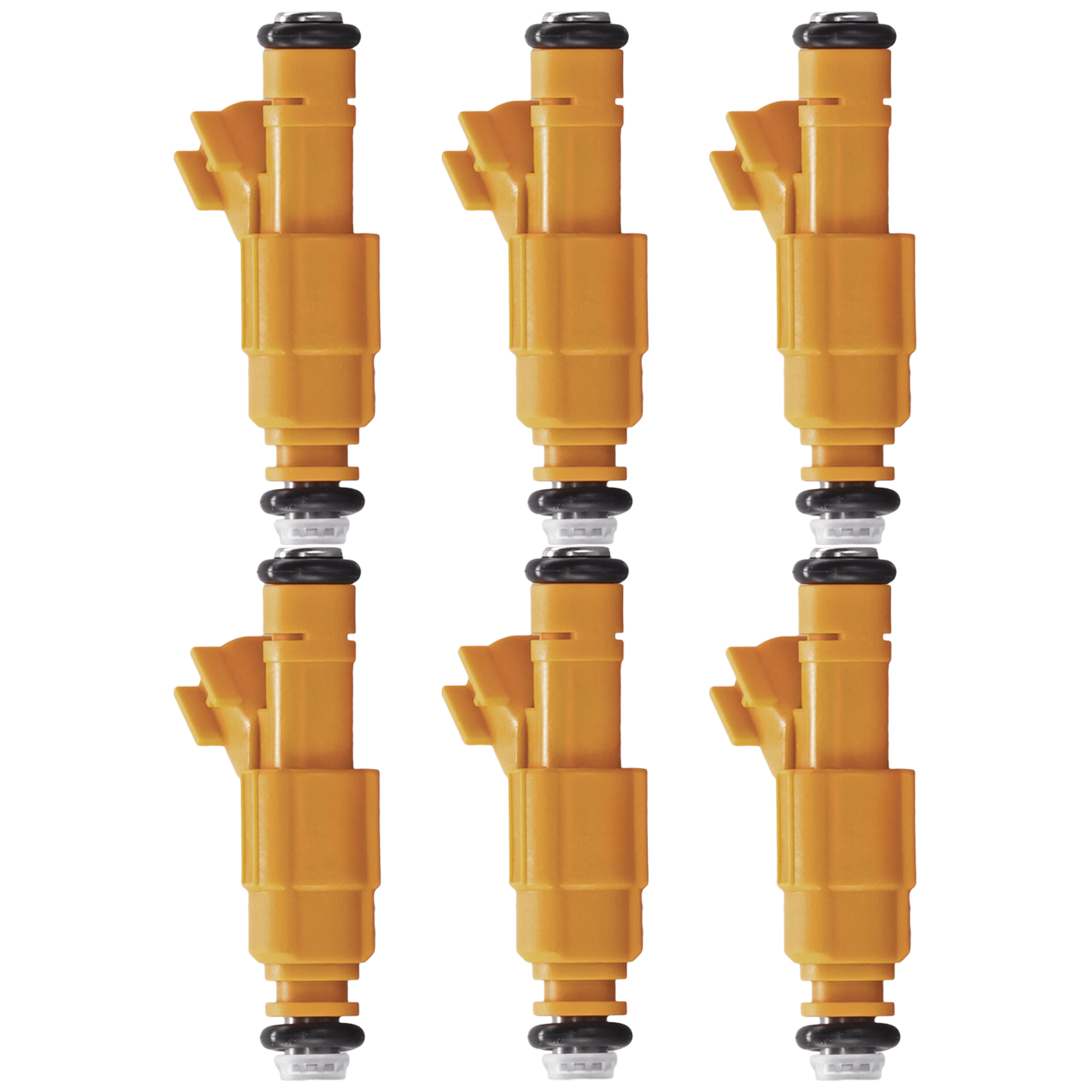 AM CONTOUR 99-99 CROWN VICTORIA 00-00 FUEL INJECTOR 2 Male Blade Terminal Top Feed System Type Set of 6 SKU SET JRF31430015-6 OEM XL2Z9F593BA XL2Z9F593CA XS2Z9F