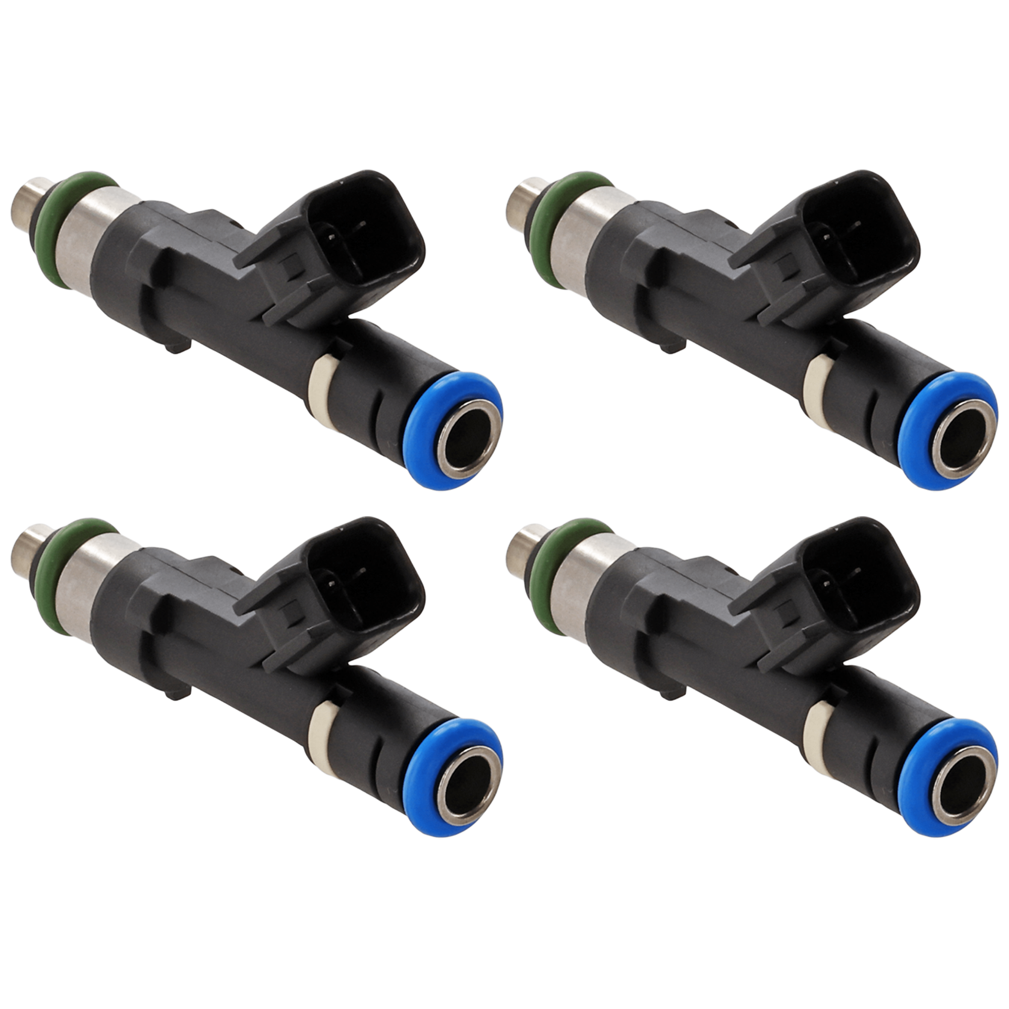 AM MARINER 09-11 MILAN 10-11 FUEL INJECTOR 2 Male Blade Terminal Top Feed System Type Set of 4 SKU SET JRF31430026-4 OEM 9E5Z9F593A L50713250