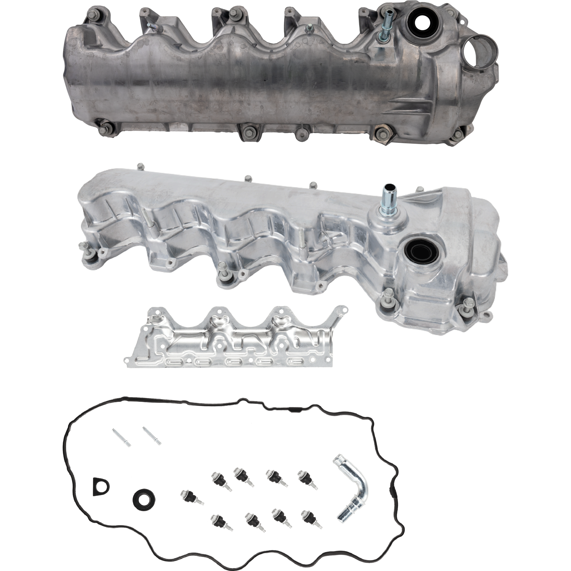 AM EXPLORER 06-10 MUSTANG 05-10 VALVE COVER RH AND LH w Gasket and Bolts SKU SET JRF32040003 OEM 9L1Z6582C 9L1Z6582D