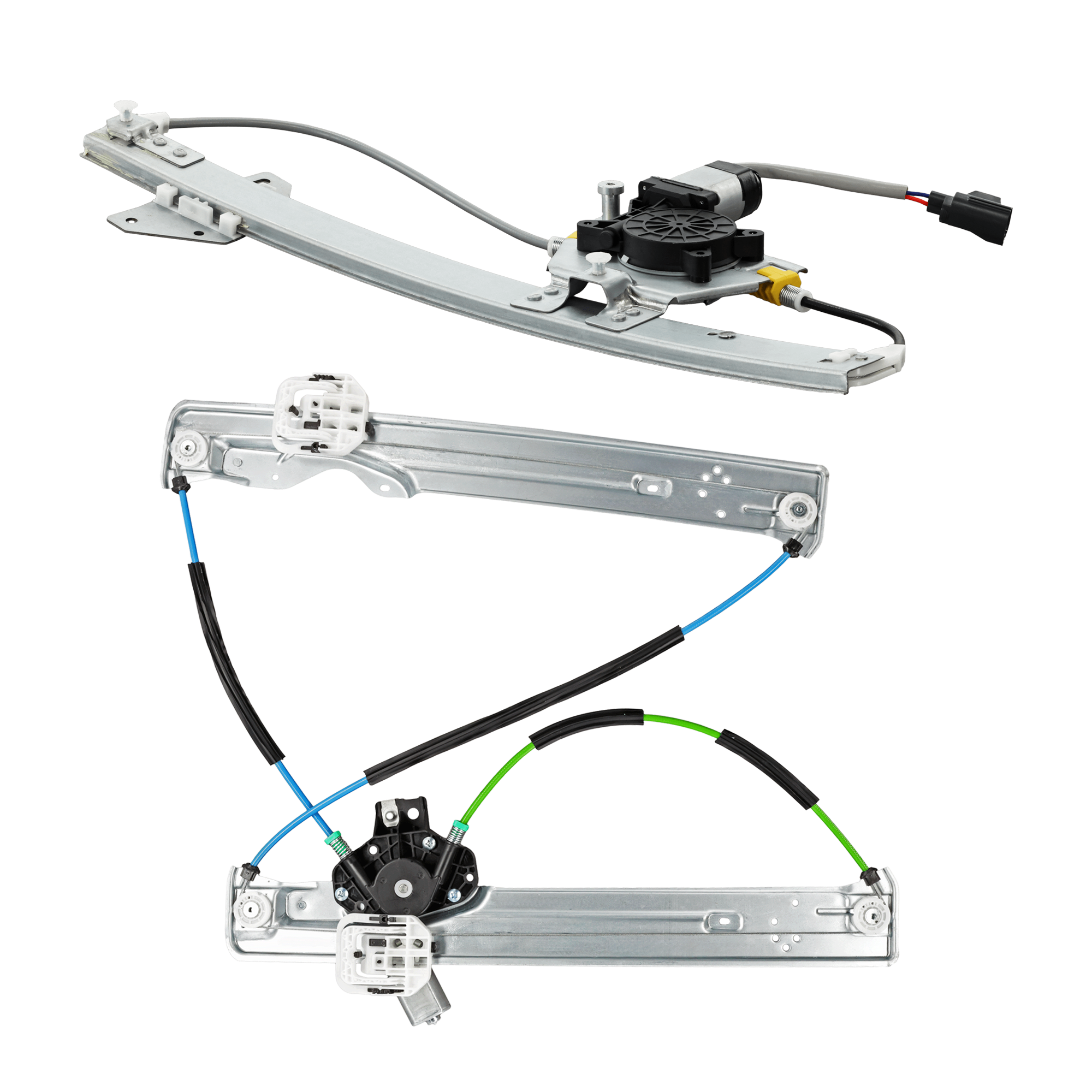 AM ESCAPE 13-19 FRONT AND REAR WINDOW REGULATOR LH One Touch Open Type Power w Motor 2 Pin SKU SET JRF46290020 Partslink FO1350187 FO1550140 OEM CJ5Z7823201C CJ5Z7827001C CJ5Z