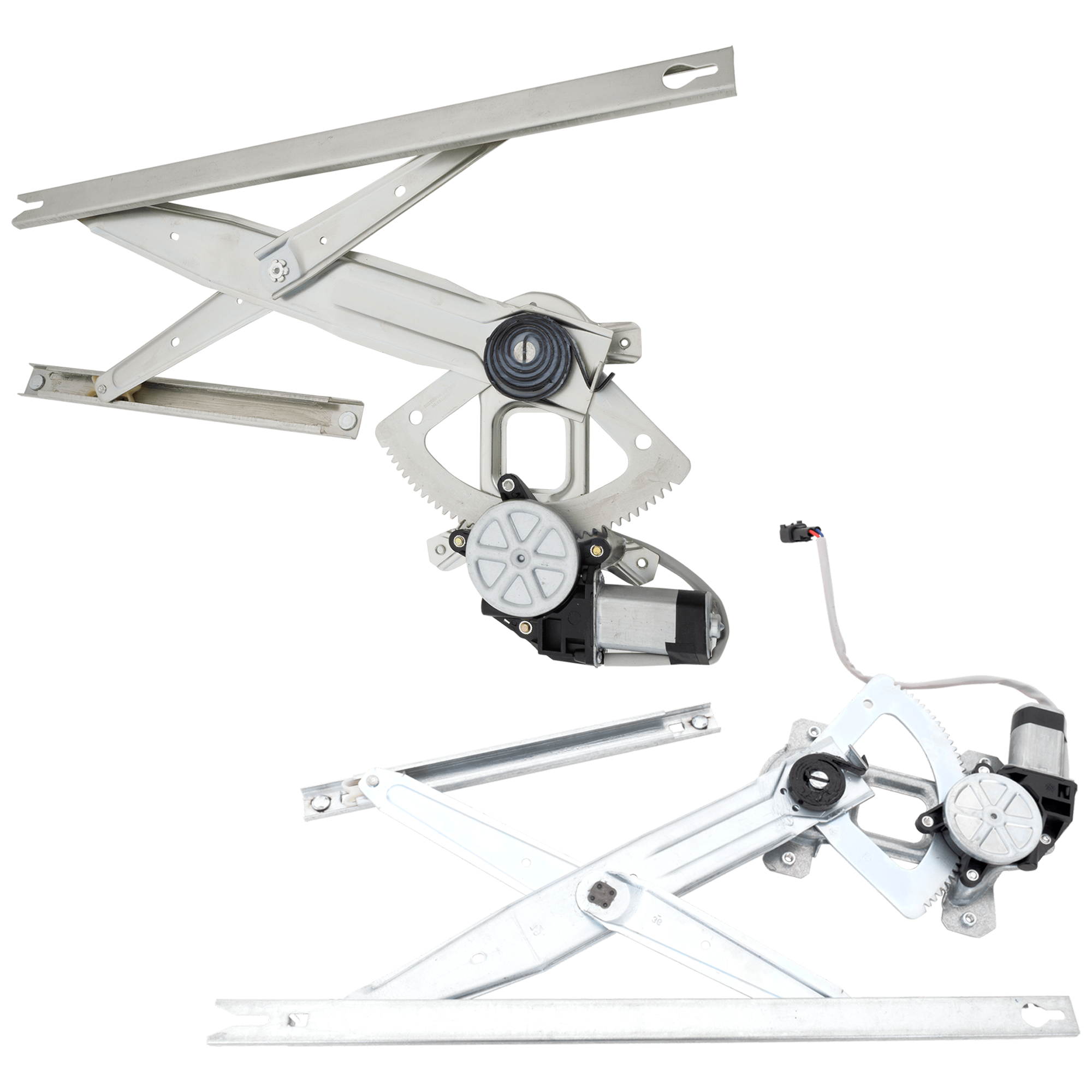 AM F 250 SUPER DUTY 00-09 FRONT AND REAR WINDOW REGULATOR LH Power w Motor Include Cab and Chassis SKU SET JRF46290040 Partslink FO1550128 OEM 6C3Z2523201BA PFM 8C3Z2627001B
