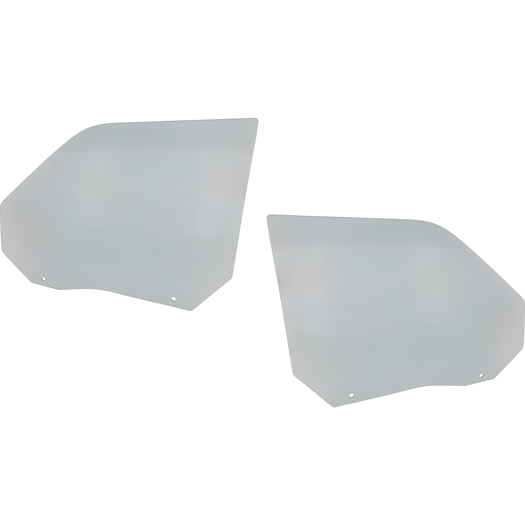 AM FORD FLEX 09-19 FRONT DOOR GLASS RH AND LH Green Tint Tempered w Solar SKU SET JRF48010027 OEM 8A8Z7421410A 8A8Z7421411A