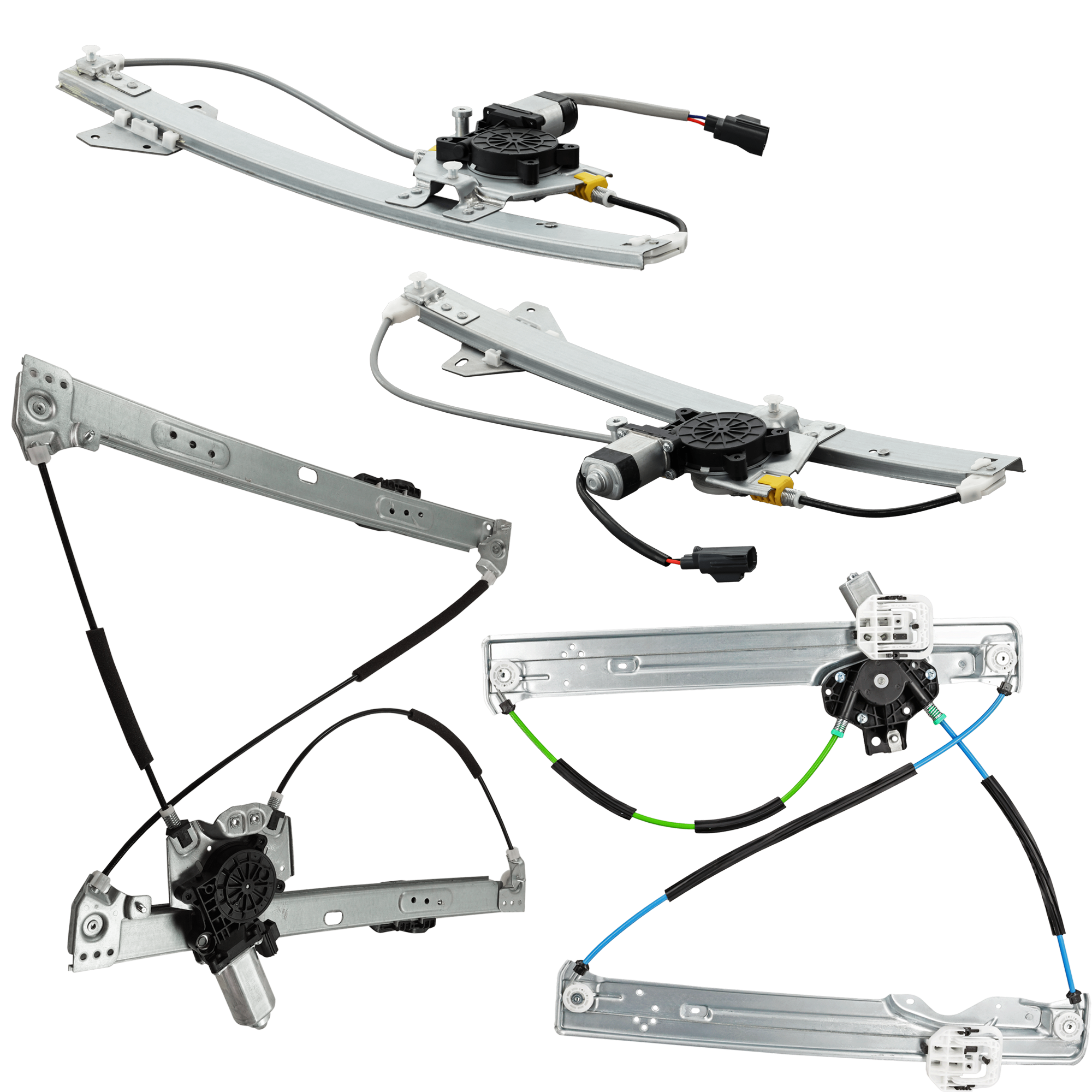 AM ESCAPE 13-19 FRONT AND REAR WINDOW REGULATOR RH AND LH Power w Motor w One Touch Open Type SKU SET JRF49170005-4 Partslink FO1350187 FO1351187 FO1550140 FO1551140 OEM CJ5Z7823200C CJ5Z7823201C CJ5Z