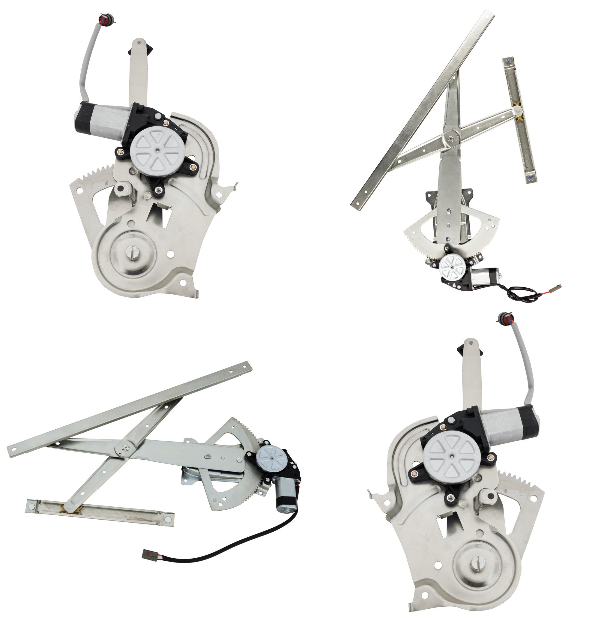 AM EXPLORER 95-01 EXPLORER SPORT TRAC 01-05 FRONT AND REAR WINDOW REGULATOR RH AND LH Power w Motor SKU SET JRF49170045-4 Partslink FO1350157 FO1351157 FO1550135 FO1551135 OEM 3L2Z7823208AA PFM 3L2Z7823209A