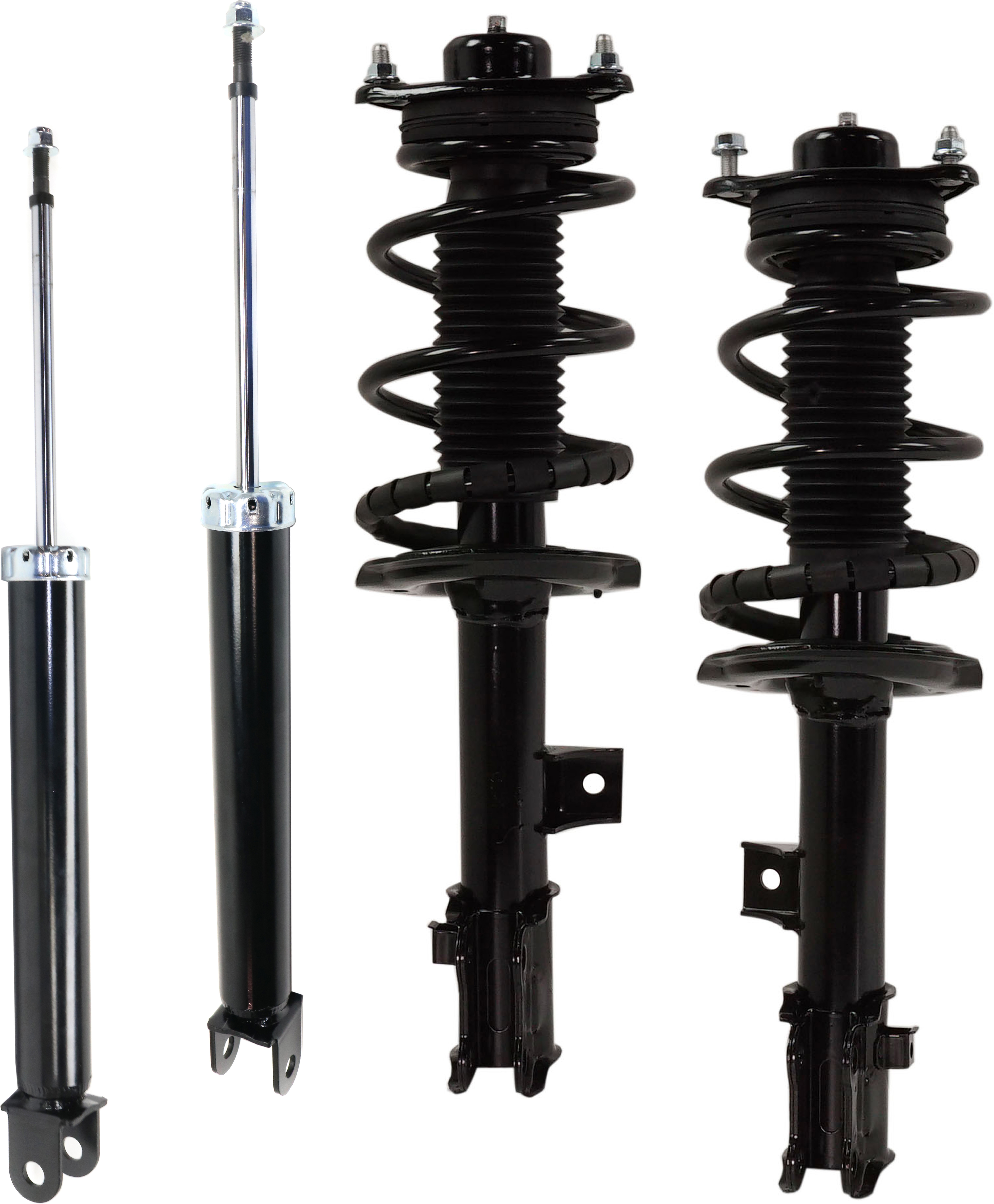 AM TUCSON 10-15 SPORTAGE 11-16 FRONT AND REAR SHOCK AND FULLY LOADED STRUT RH AND LH Set of 4 SKU SET JRH28050063-4 A OEM 553112S011