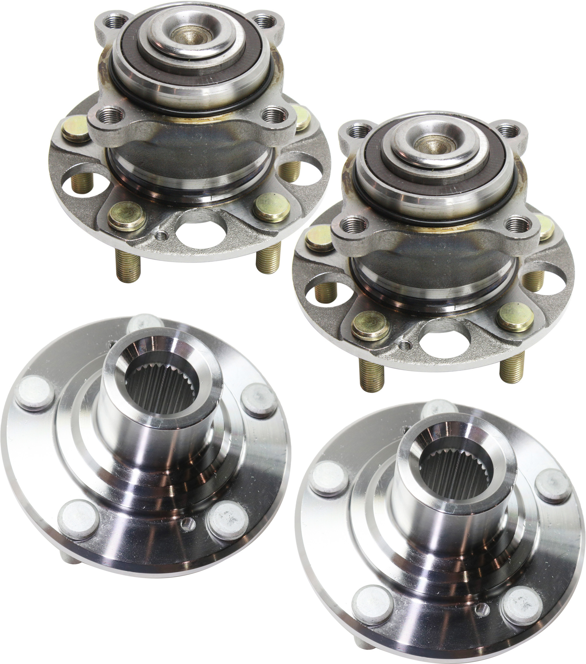 AM ACCORD 08-12 TSX 09-14 FRONT AND REAR HUB ASSEMBLY RH AND LH SKU SET JRH28370007-4 OEM 42200TA0A51-44600TA0A00