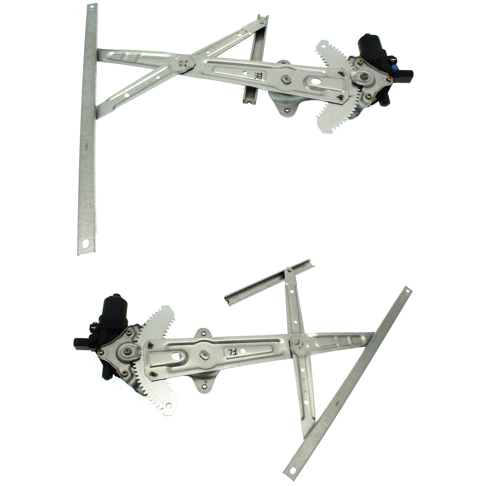 AM CR V 12-16 FRONT WINDOW REGULATOR RH AND LH Power w Motor SKU SET JRH46290007 OEM 72215TR0A02 PFM 72211T0AA01-72