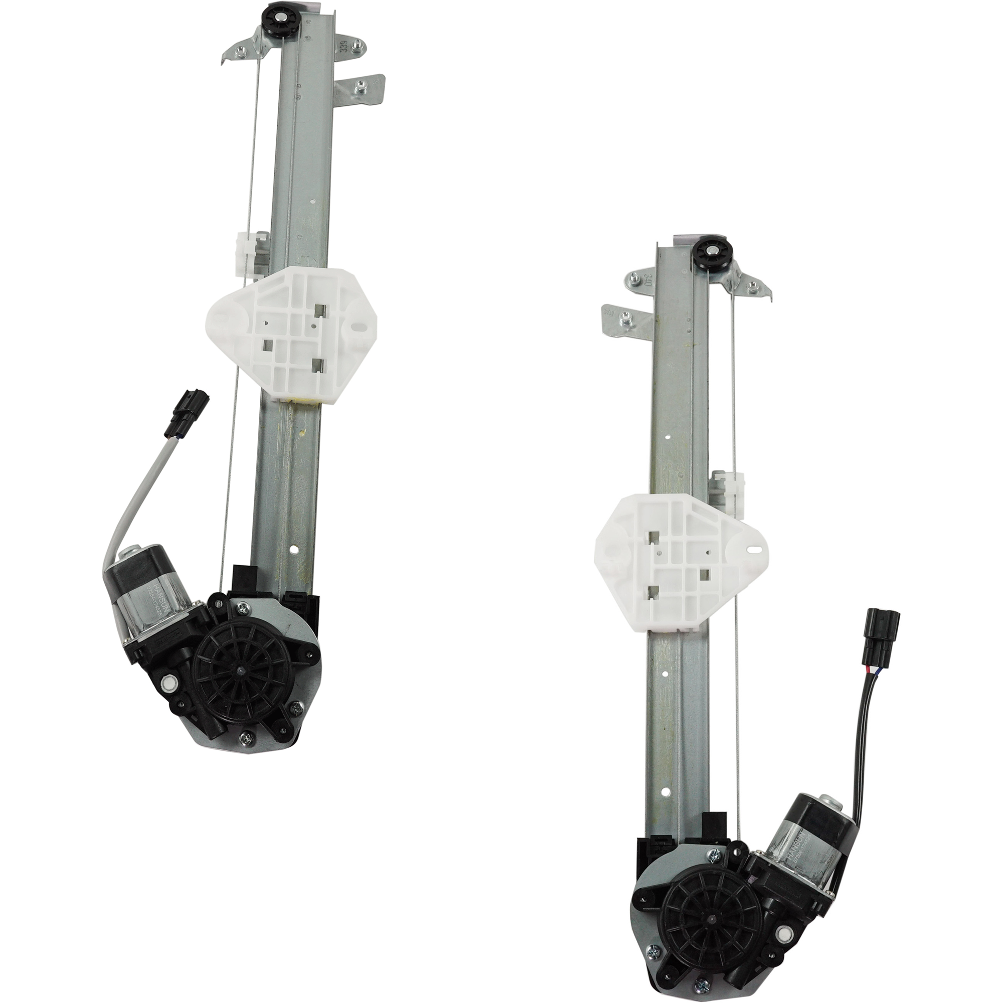 AM ACCORD 08-12 FRONT WINDOW REGULATOR RH and LH Power w Motor Coupe SKU SET JRH46290011 Partslink HO1350162 OEM 72210TE0A12-72210TE0A02-72250T