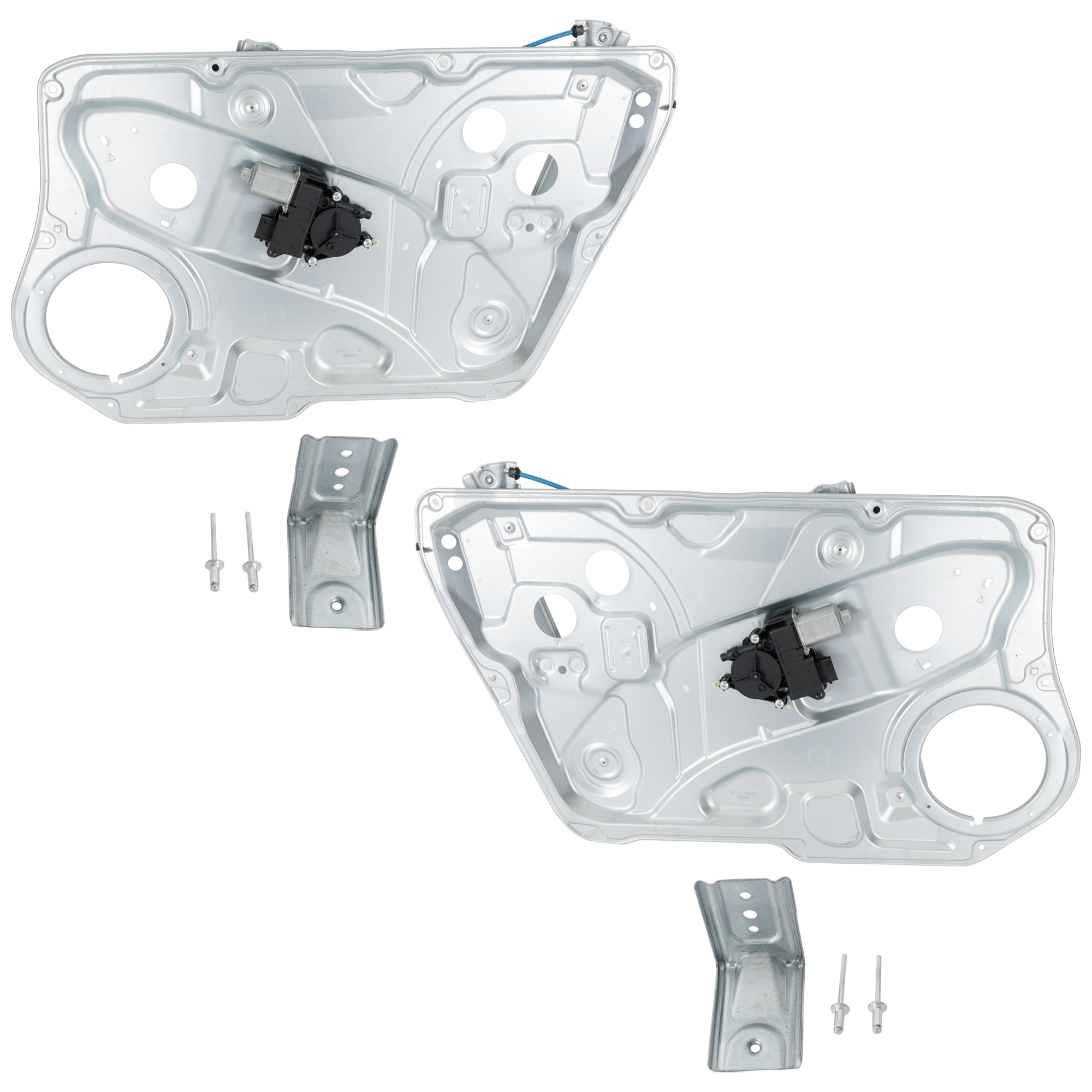 AM GENESIS 09-10 FRONT WINDOW REGULATOR RH AND LH Power w Motor 3.8-4.6 Models SKU SET JRH46290063 OEM 824013M000 PFM 824023M000 PFM