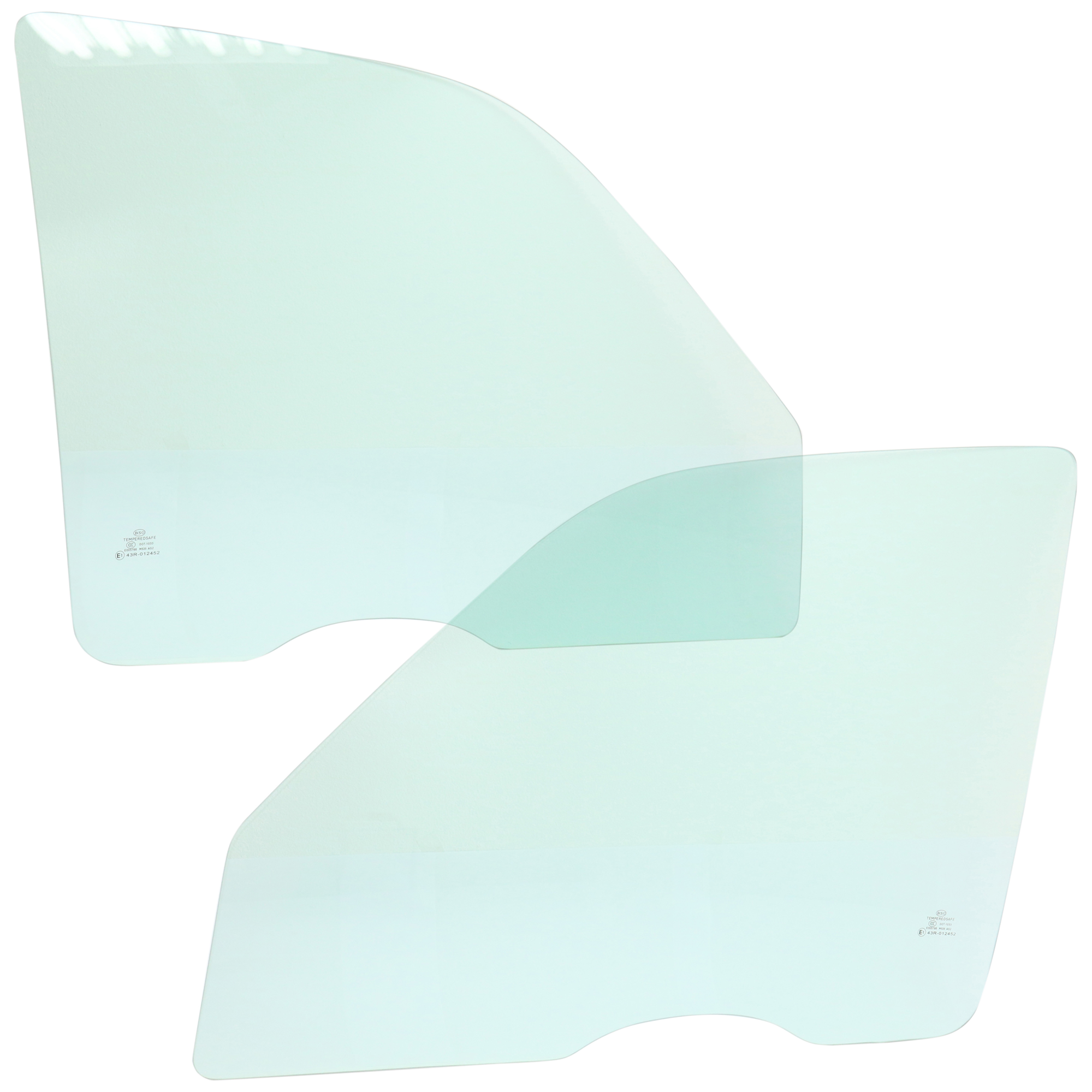 AM HONDA CR V 97-01 FRONT DOOR GLASS RH AND LH Green Tint SKU SET JRH48010001 OEM 73300S10A00 FD20125GTNN 73350S