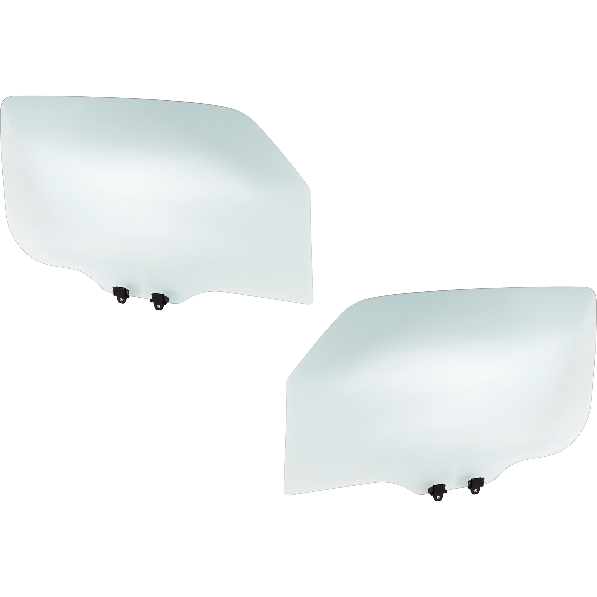 AM HONDA ELEMENT 03-11 FRONT DOOR GLASS RH AND LH Green Tint w Clip SKU SET JRH48010013 OEM 73300SCVA00-73350SCVA00