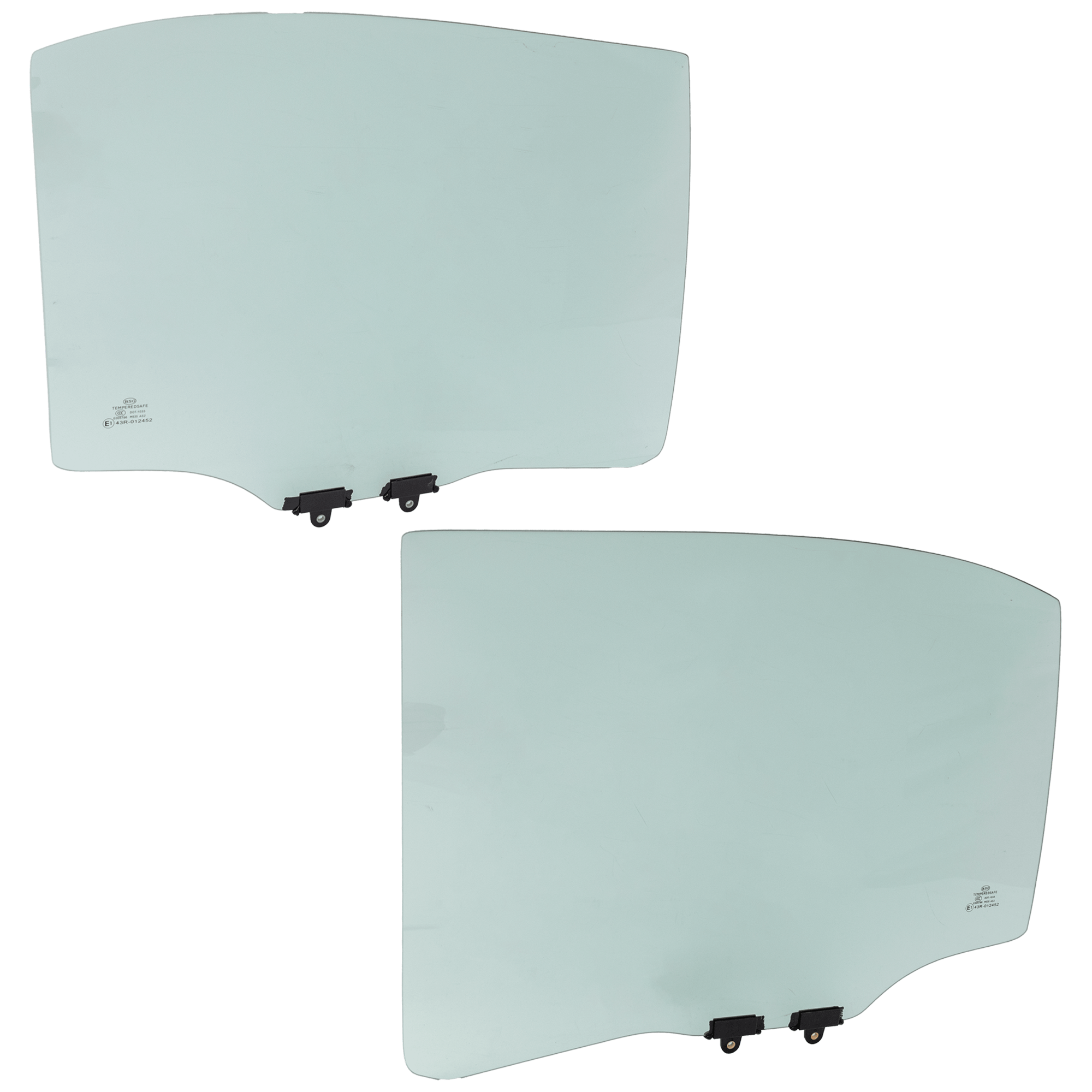 AM HONDA CIVIC 01-05 REAR DOOR GLASS RH AND LH Green Tint w Solar Sedan USA Canada Japan Built Vehicle SKU SET JRH48130005 OEM 73400S5AJ21-73450S5AJ21