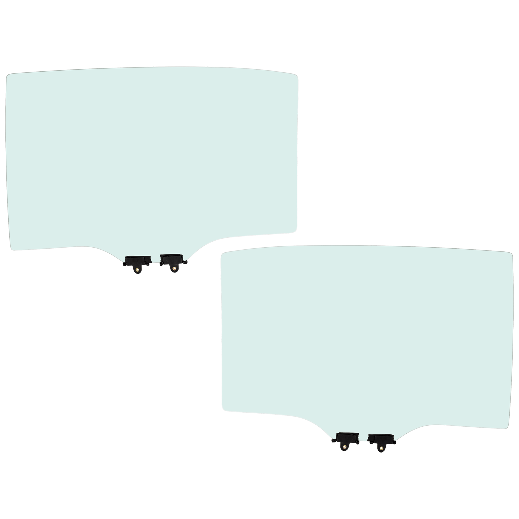 AM HONDA ACCORD 13-17 REAR DOOR GLASS RH AND LH Green Tint w Solar Clip EX EX L SE Touring Model Sedan Japan USA Built Vehicle SKU SET JRH48130043 OEM 73400T2FA10-73450T2FA10