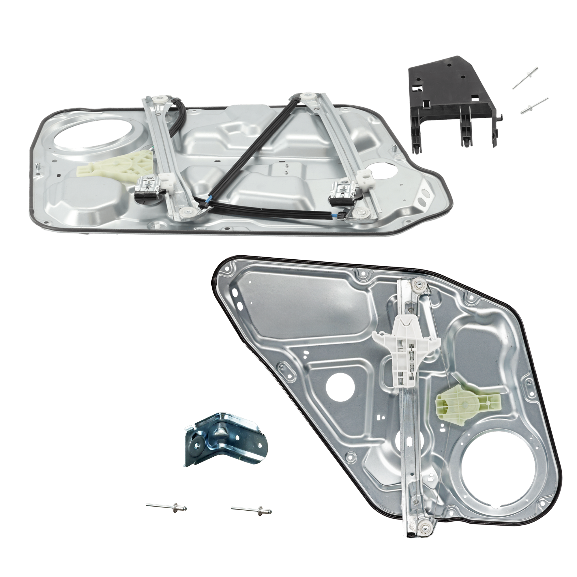 AM SONATA 06-10 FRONT AND REAR WINDOW REGULATOR RH Power w Motor and Panel SKU SET JRH49170007 A OEM 824813K001 PFM 834813K001AS